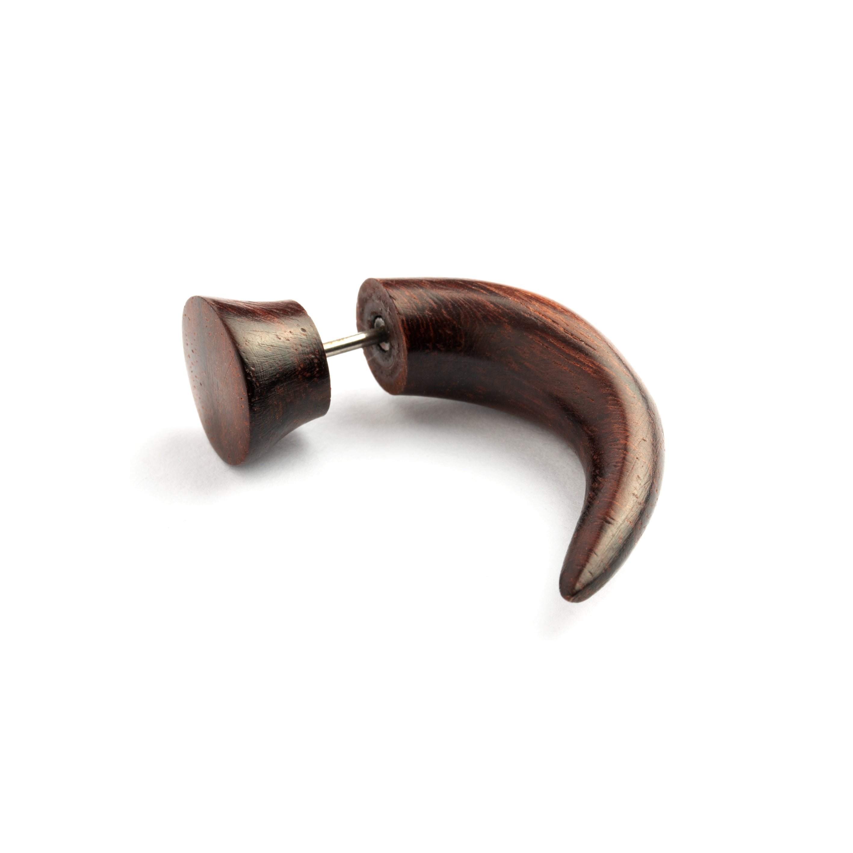 Wood Split Earrings - Narra wood