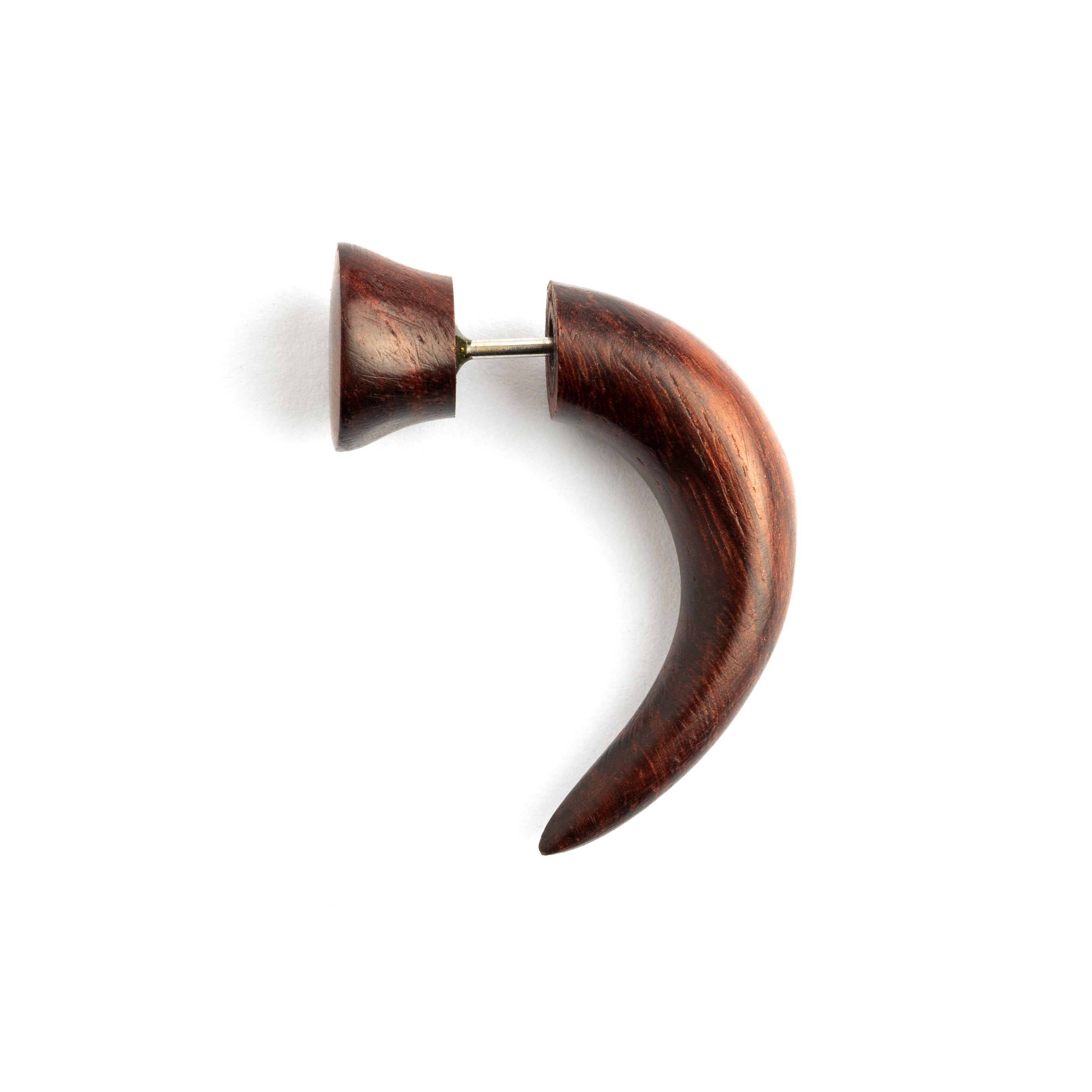 Wood Split Earrings - Narra wood