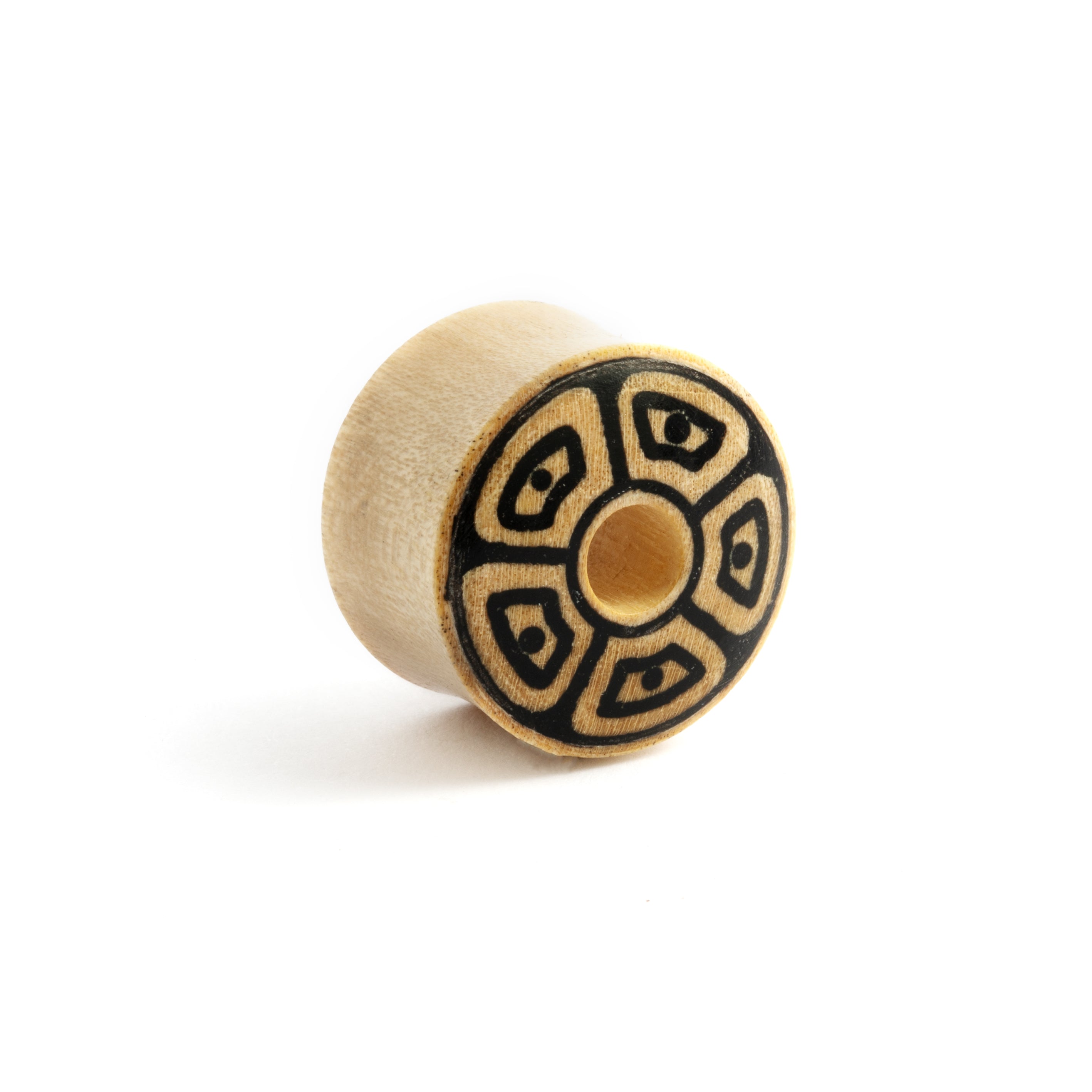 Flower Dots Wood Flesh Tunnels