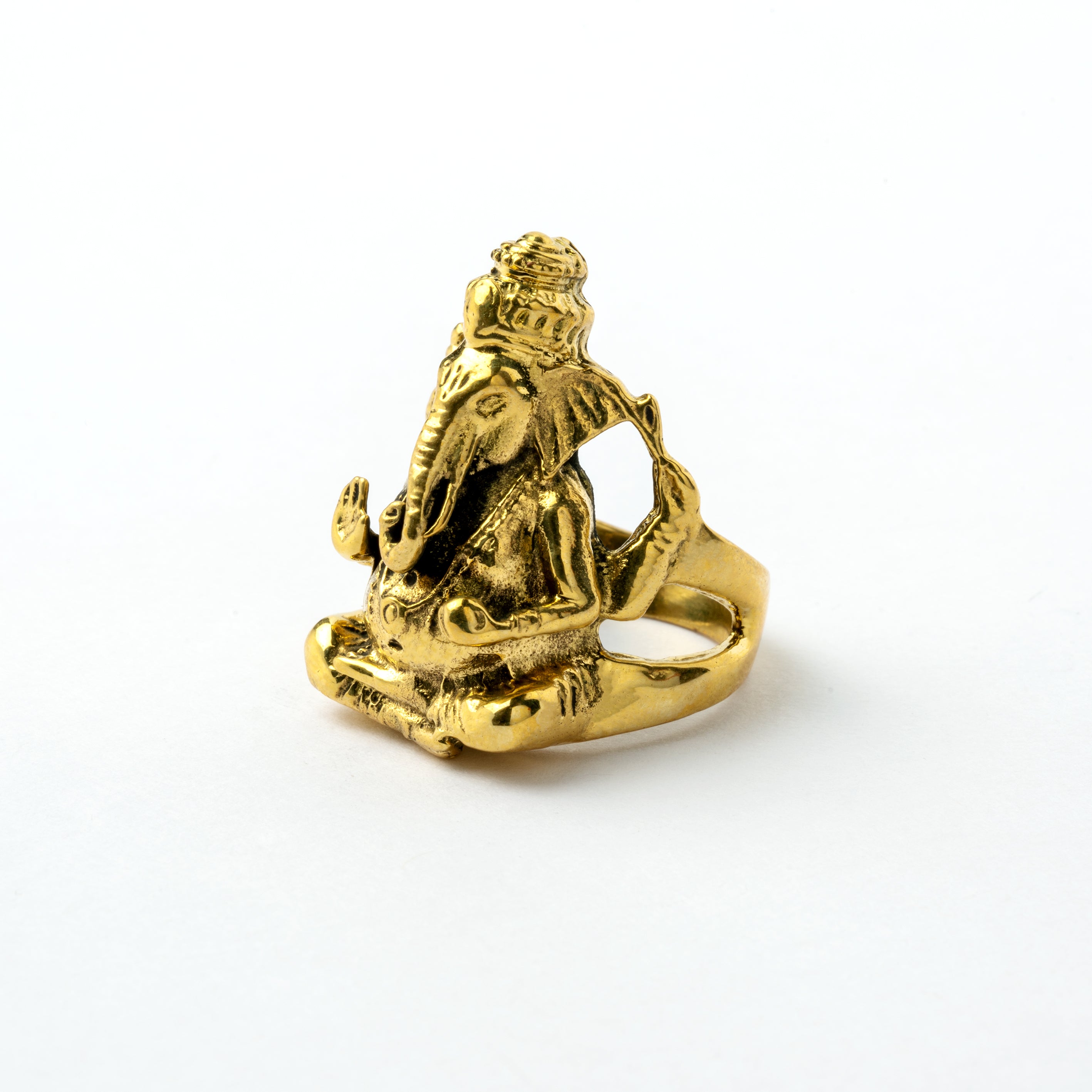 Ganesh Brass Ring