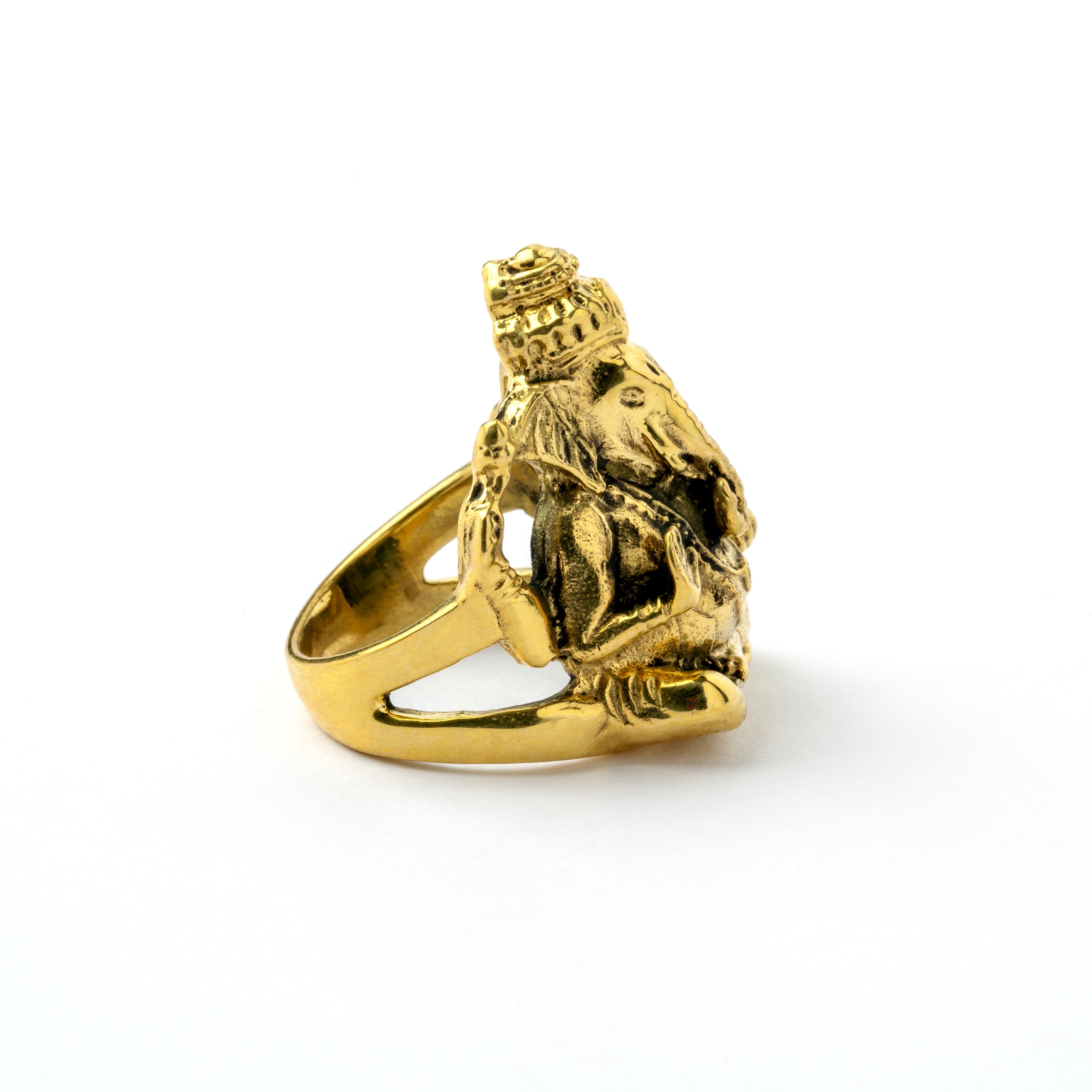 Ganesh Brass Ring