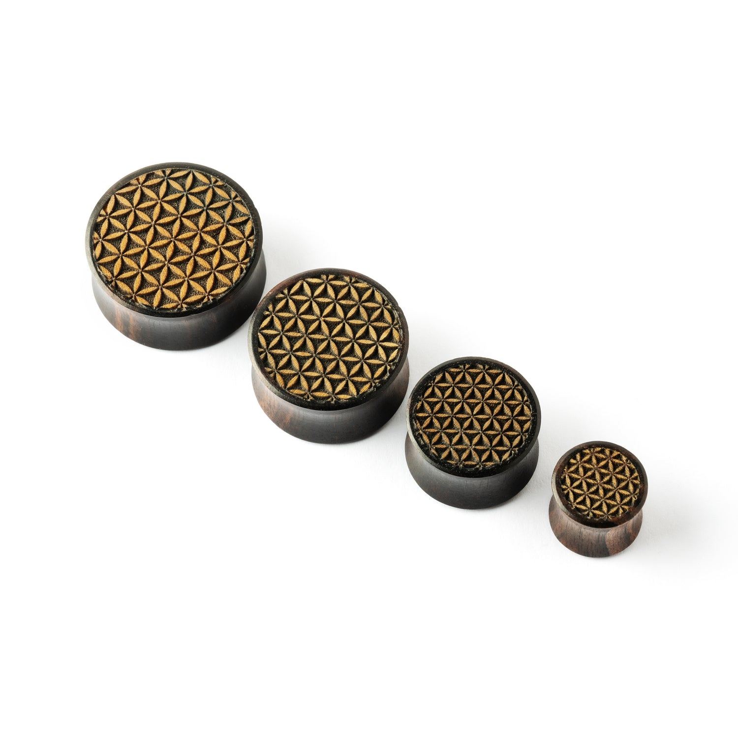 Geometric Wood Plug | Tribu London