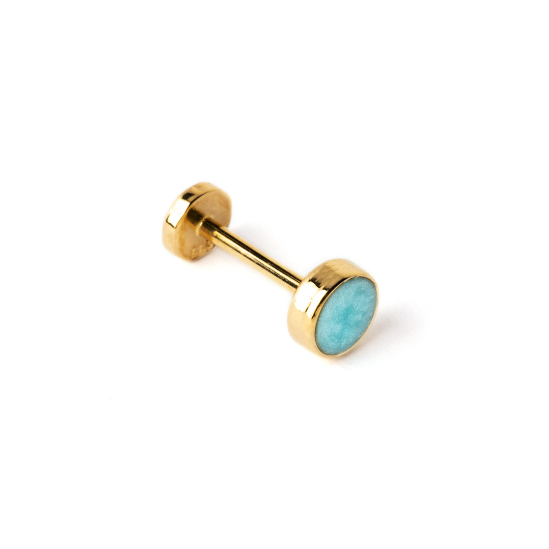 14k Gold Neela Labret | Gold Neela Labret | Elegant Labret | Tribu