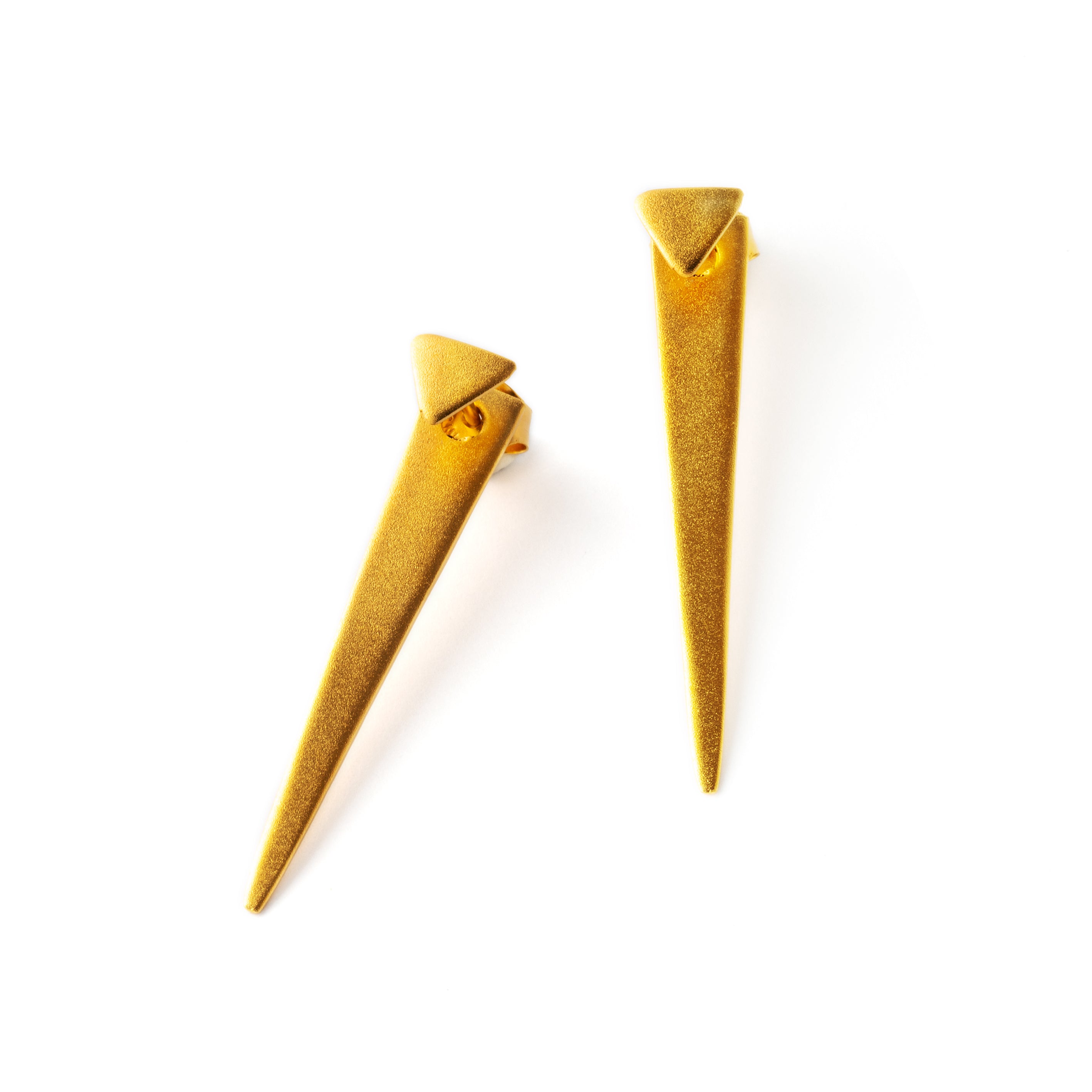 Gold Triangle Ear Jacket front view