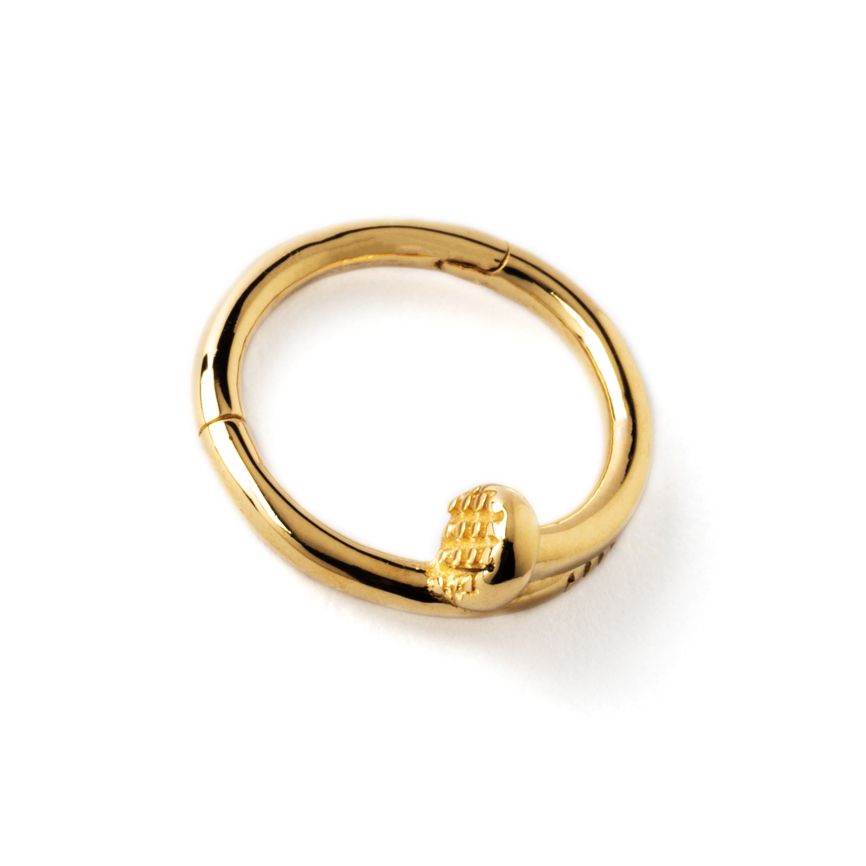 Gold Nail Septum Clicker | Nail Septum Clicker | Tribu