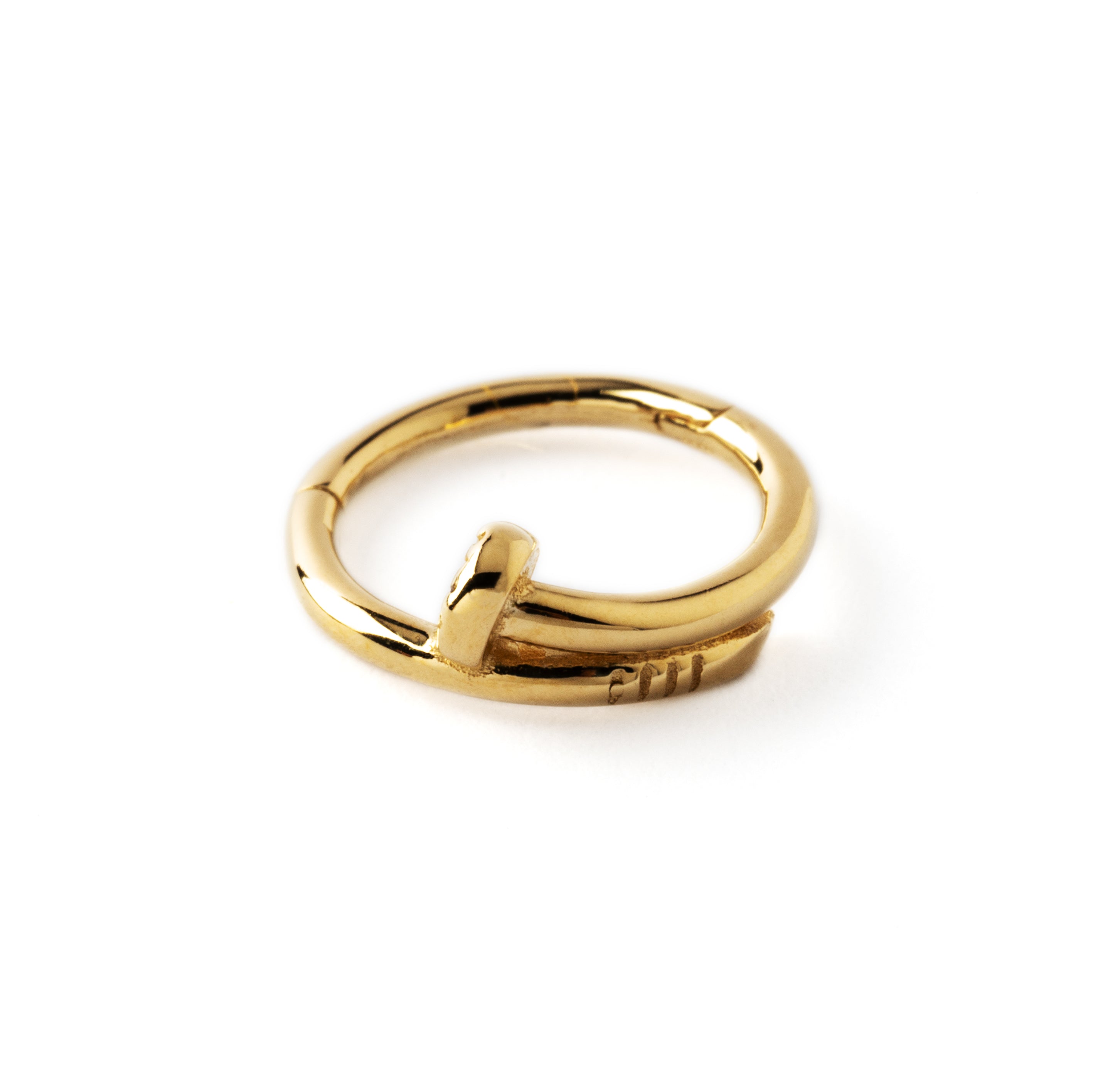 Gold Nail Septum Clicker | Nail Septum Clicker | Tribu