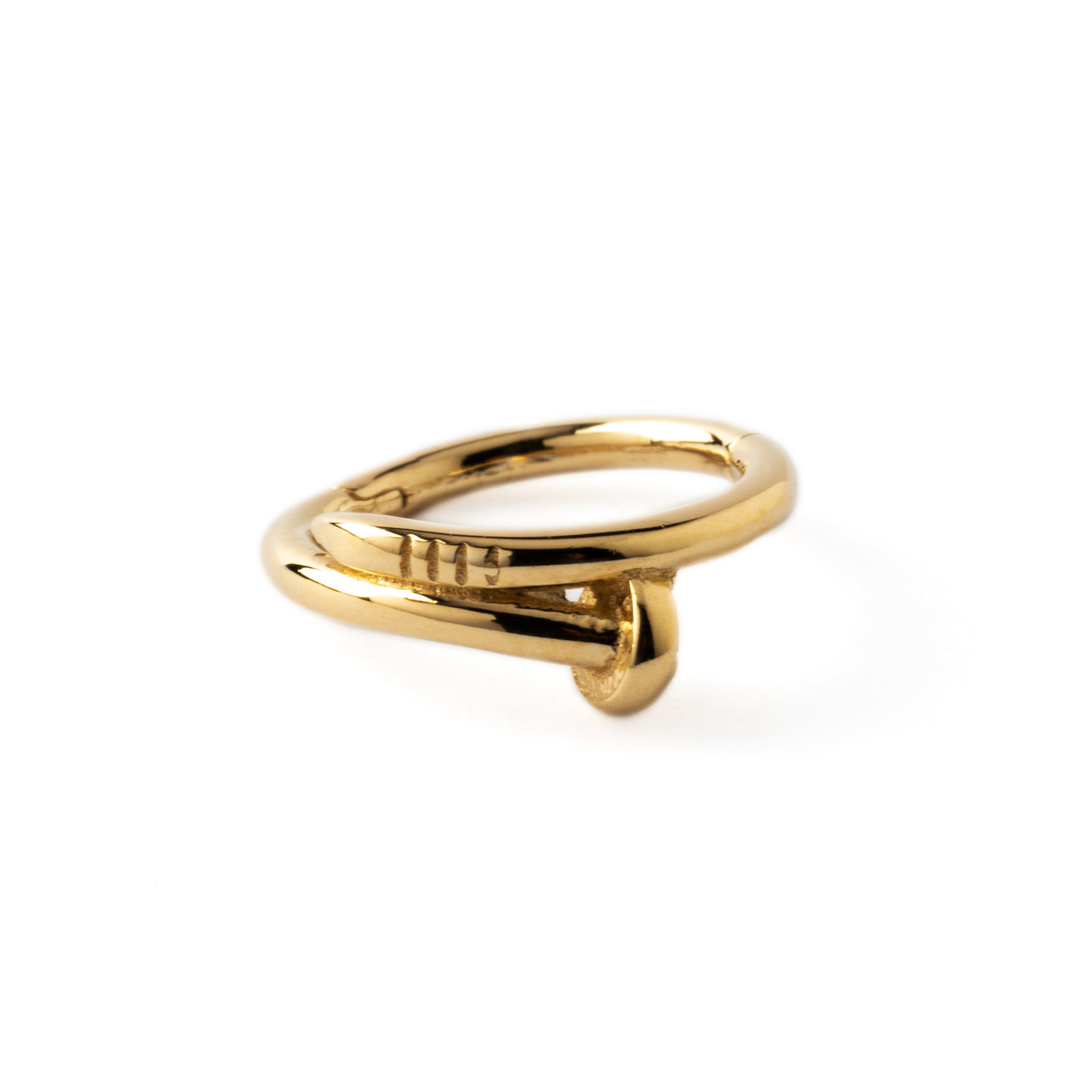 Gold Nail Septum Clicker | Nail Septum Clicker | Tribu