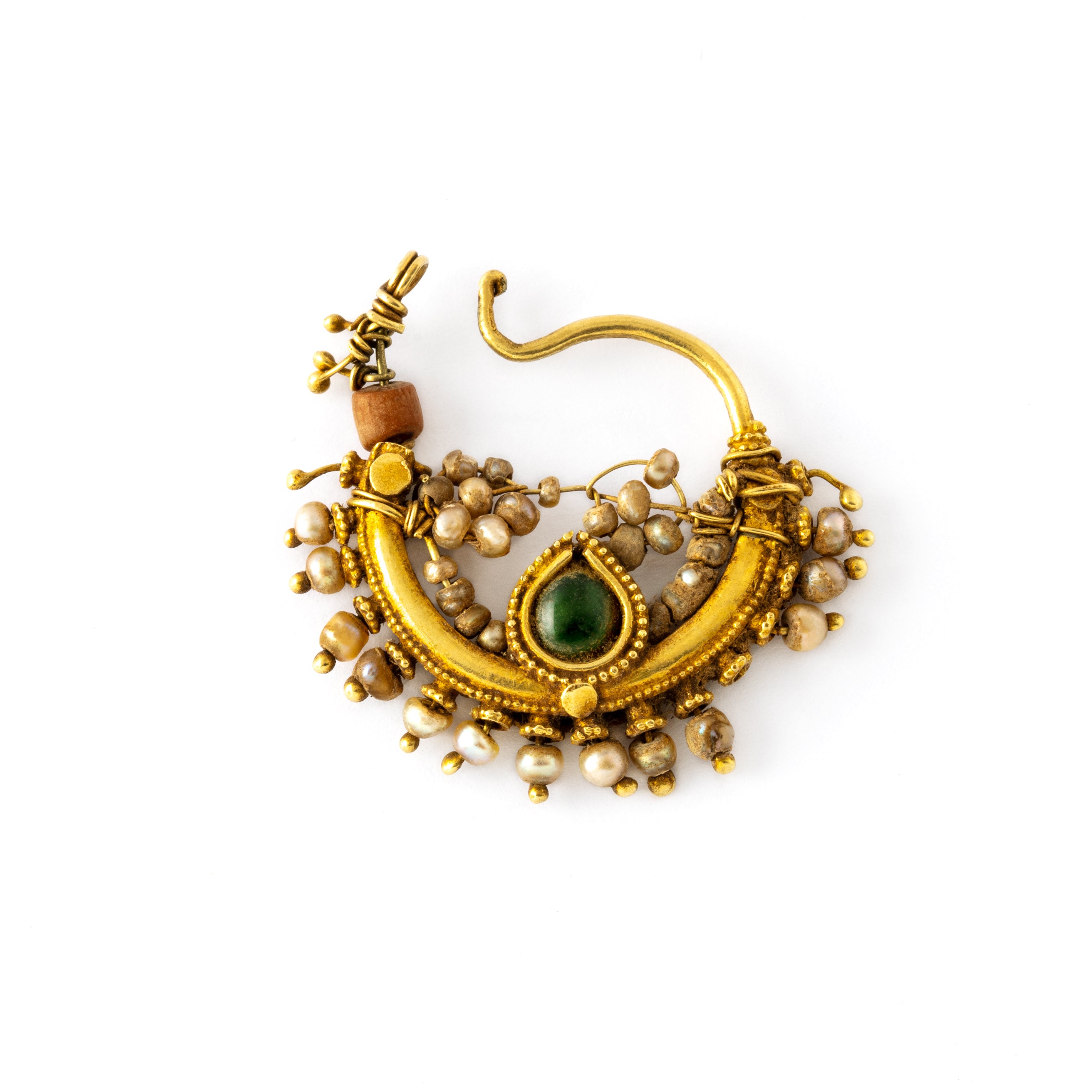 18K Gold Wedding nose ring
