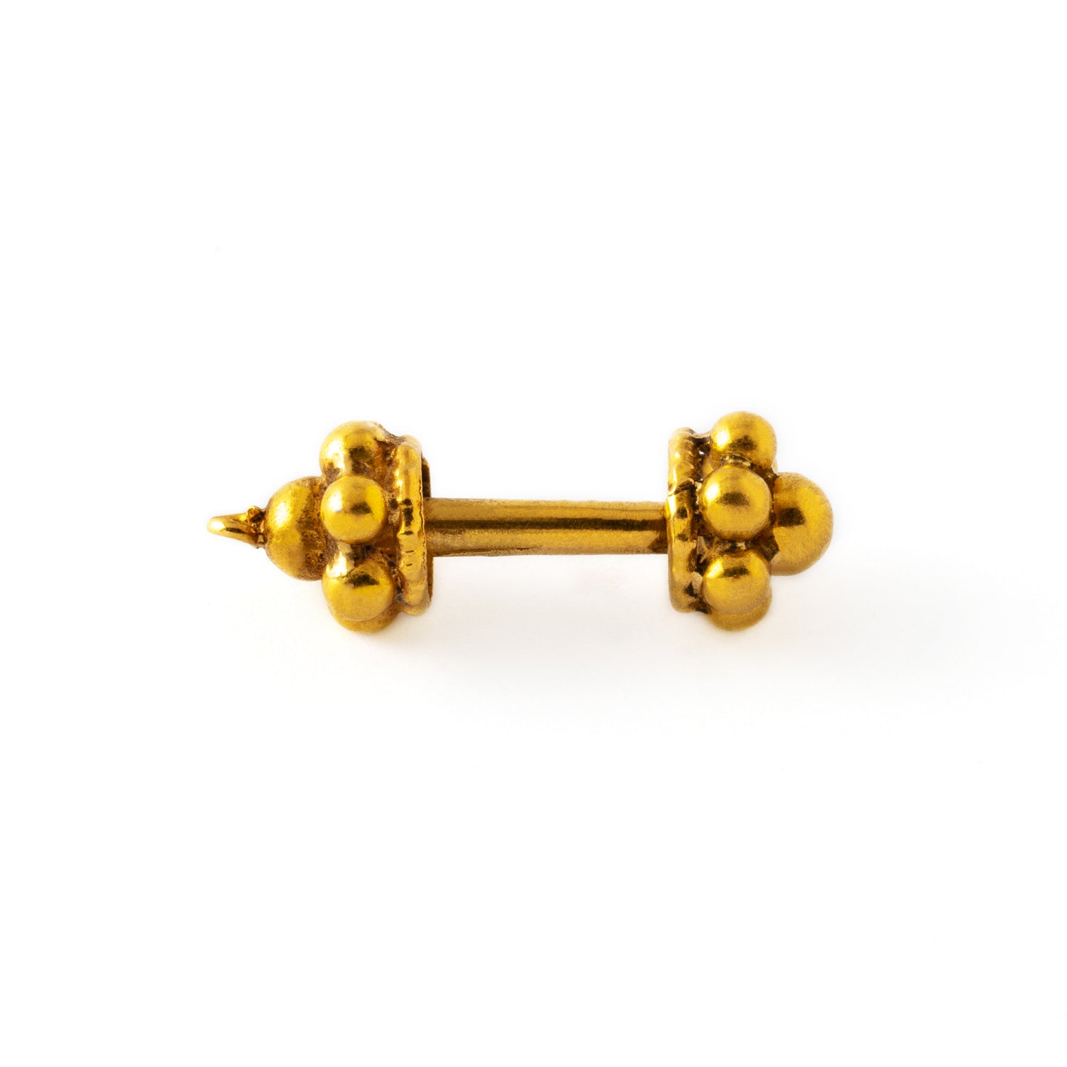18K Gold Piercing Bar