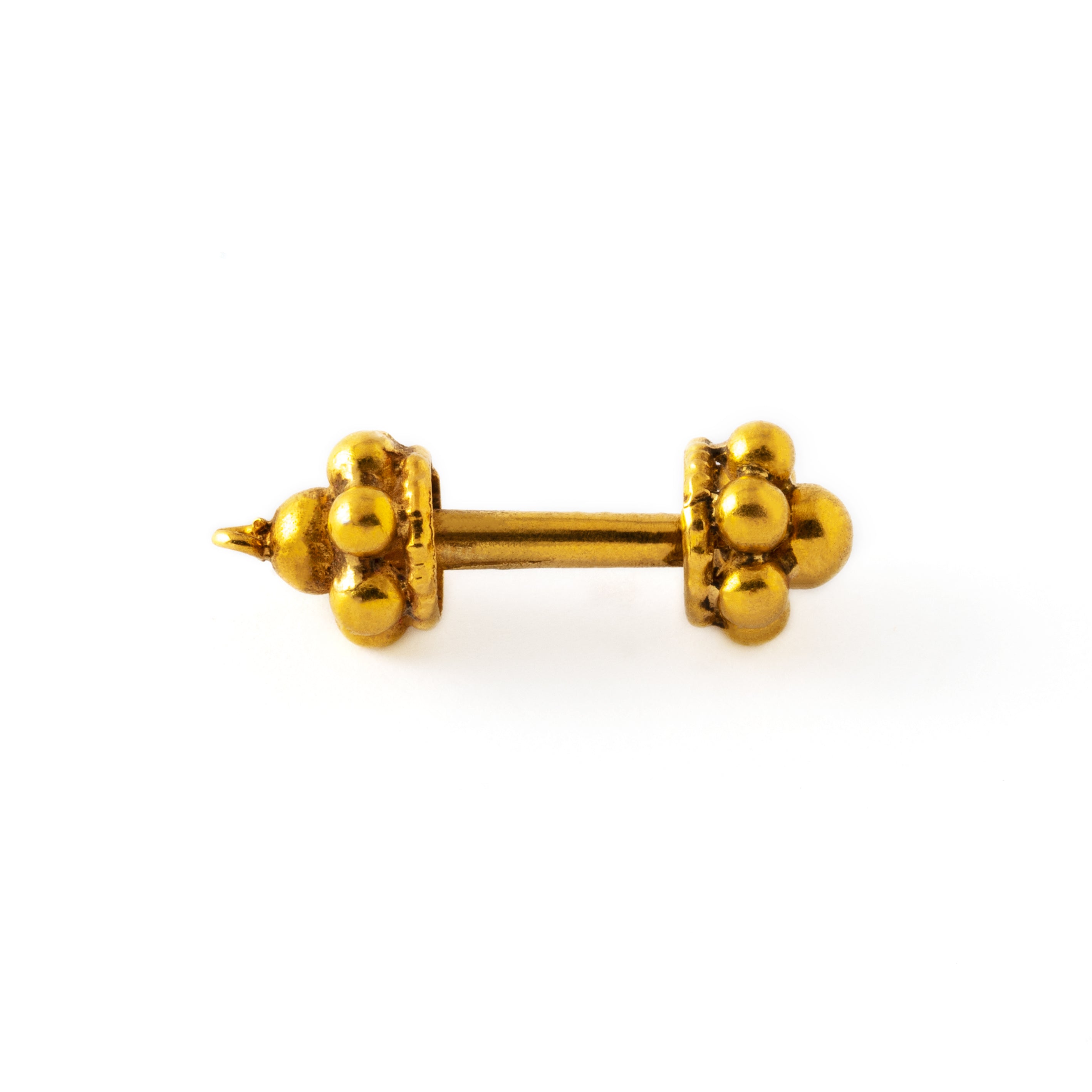 18K Gold Piercing Bar