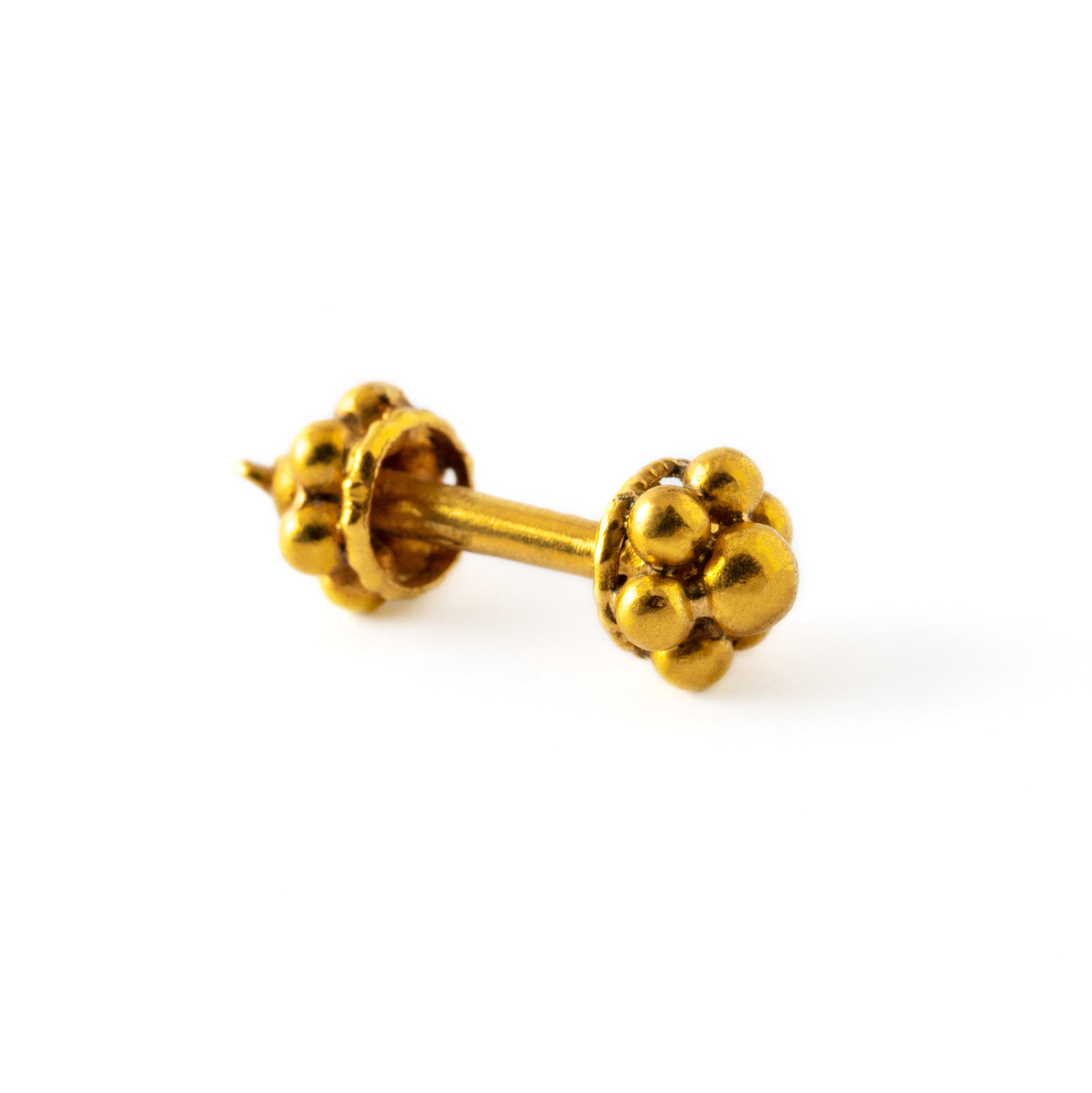 18K Gold Piercing Bar