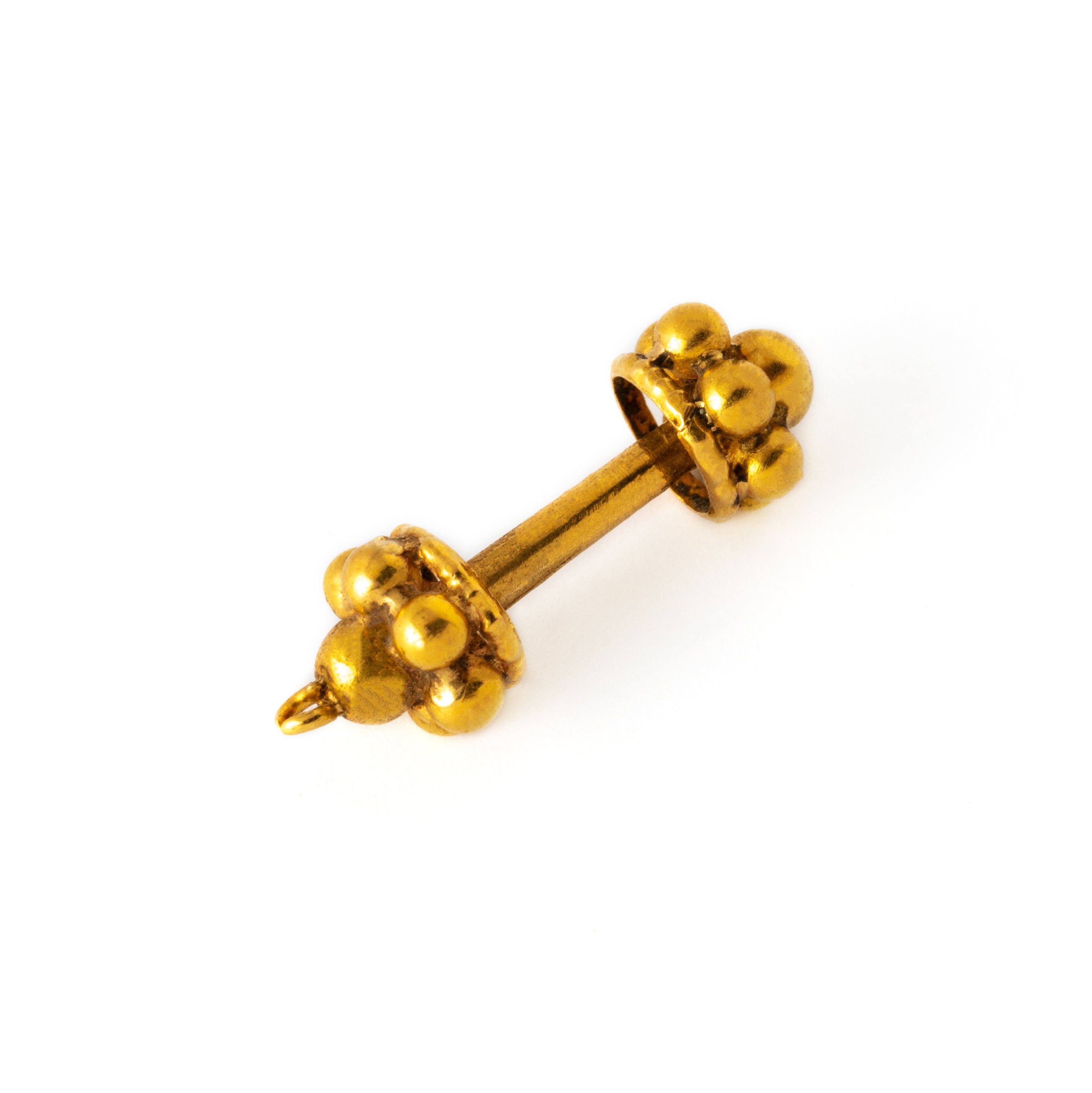 18K Gold Piercing Bar