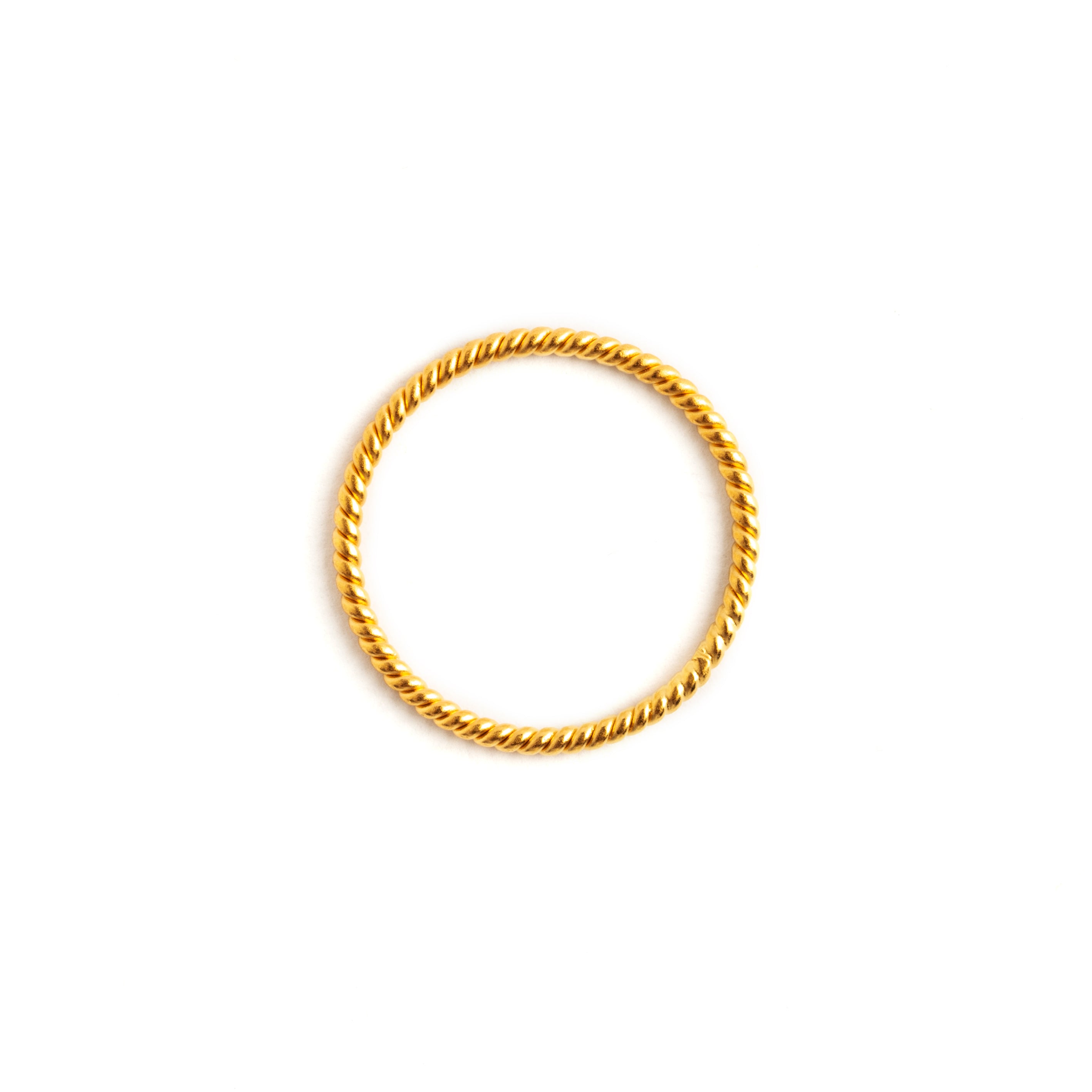 Anneau d’empilage de fil d’or