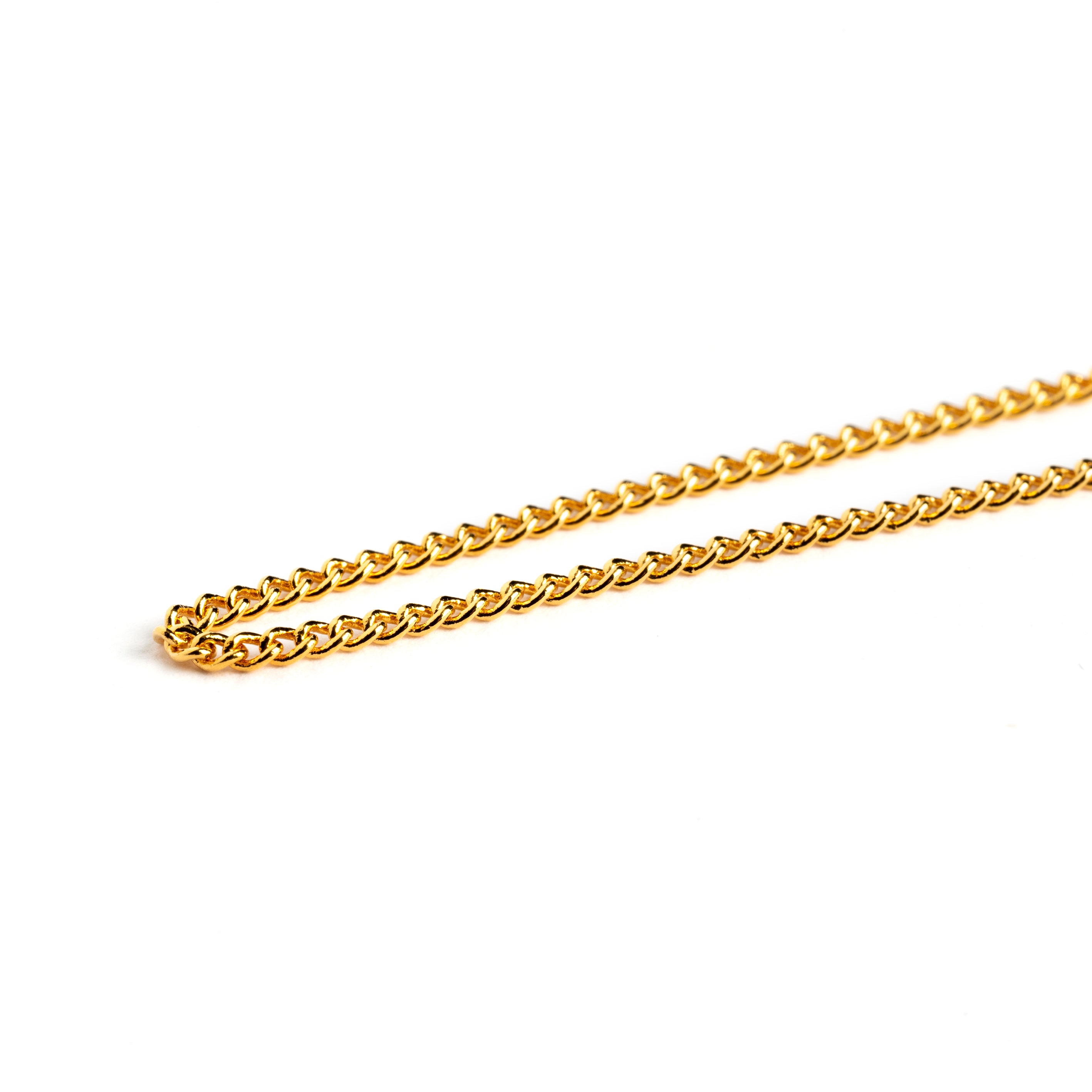 Gold links chain 2mm