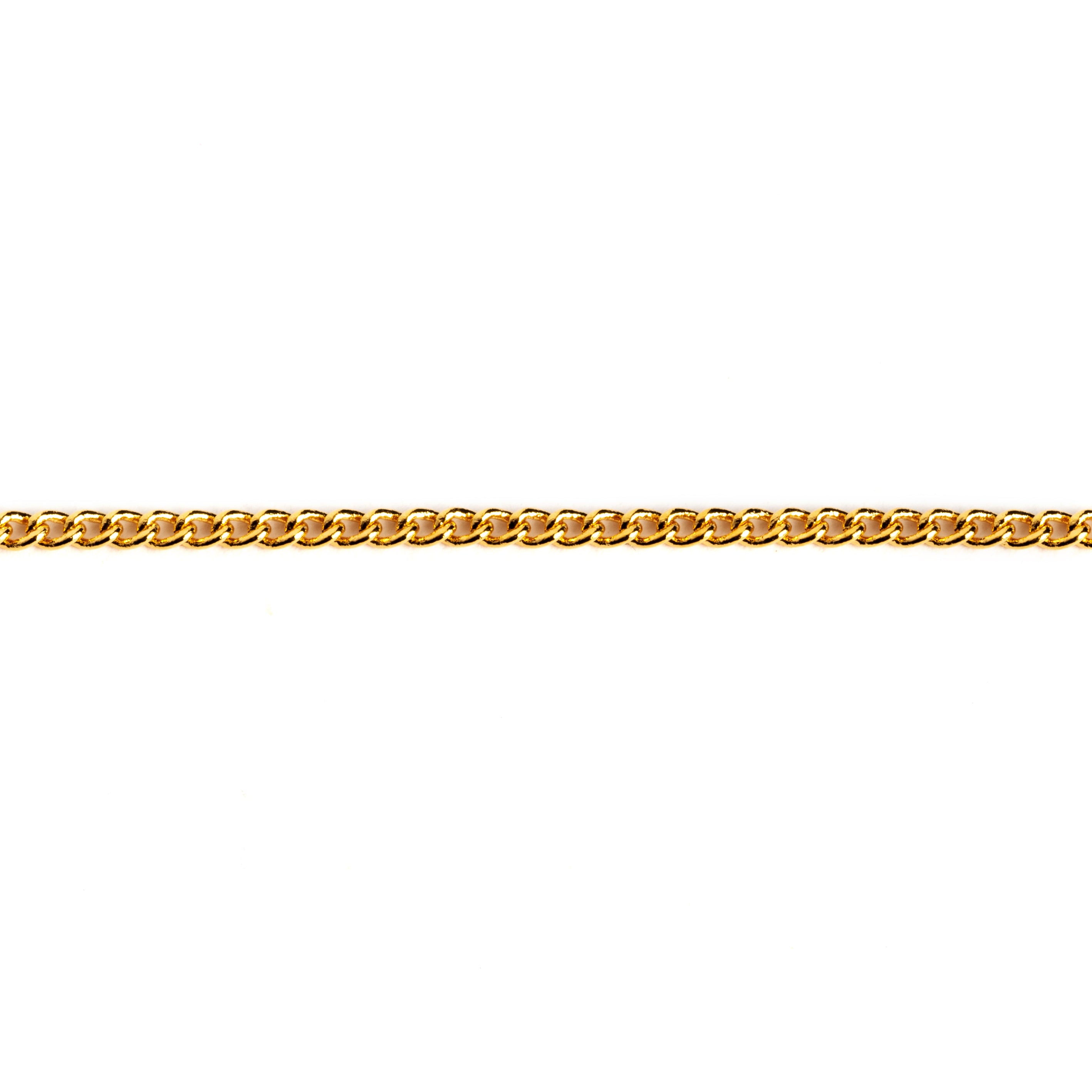 Gold links chain 2mm