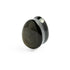 single Golden Obsidian teardrop plug front left side view
