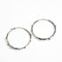 Gothic style Thorn Hoops Earrings frontal view