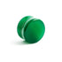 single green onyx double flare stone ear plug right front view