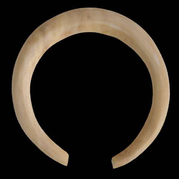 Fossilised Mammoth Hook Ear Stretcher - Tribu