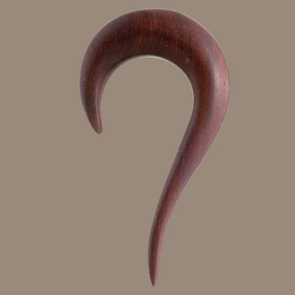 Rose Wood Curved Hook Stretcher - Tribu