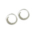 Hammered Hoop Earrings frontal view