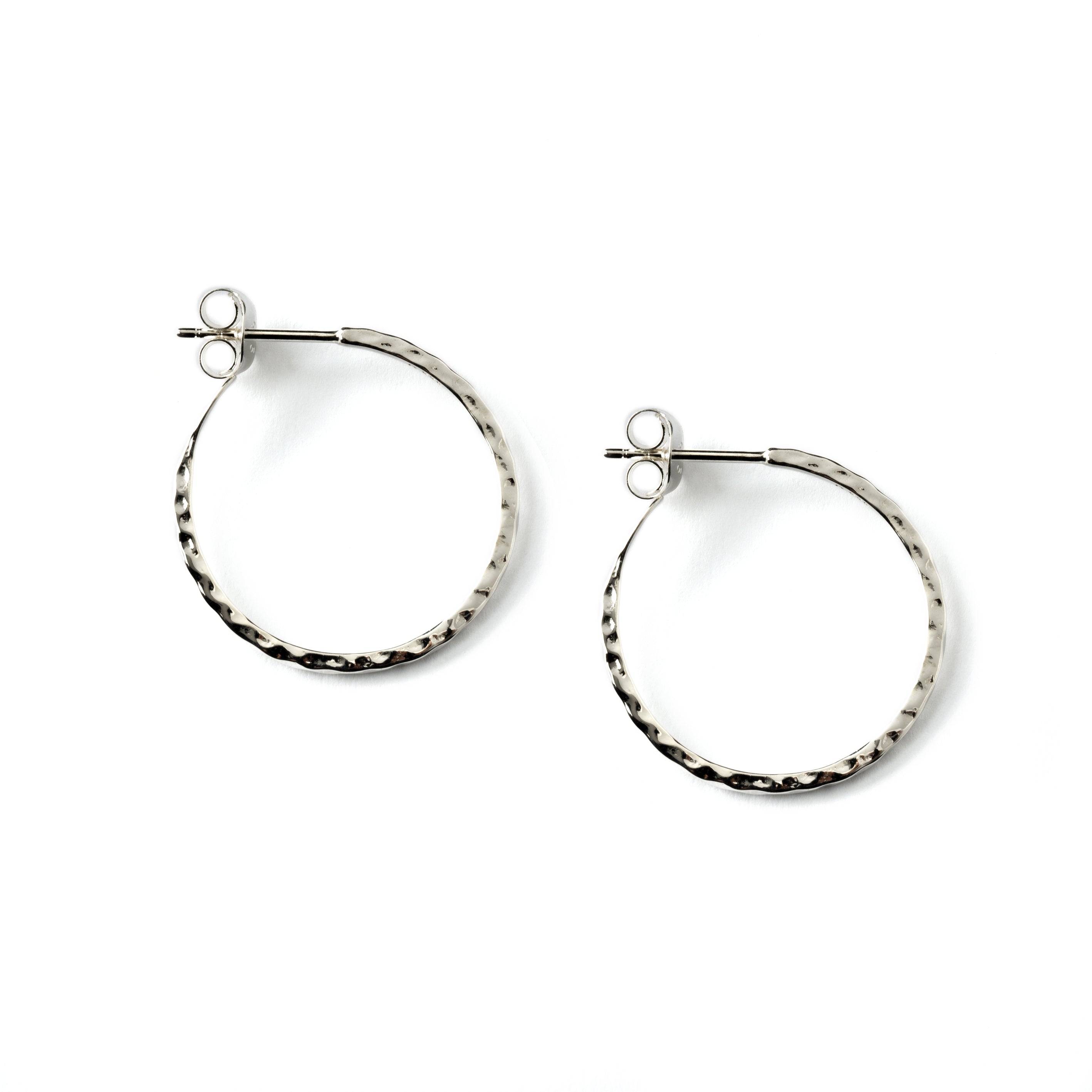 Hammered-silver-open-hoops-earrings_1