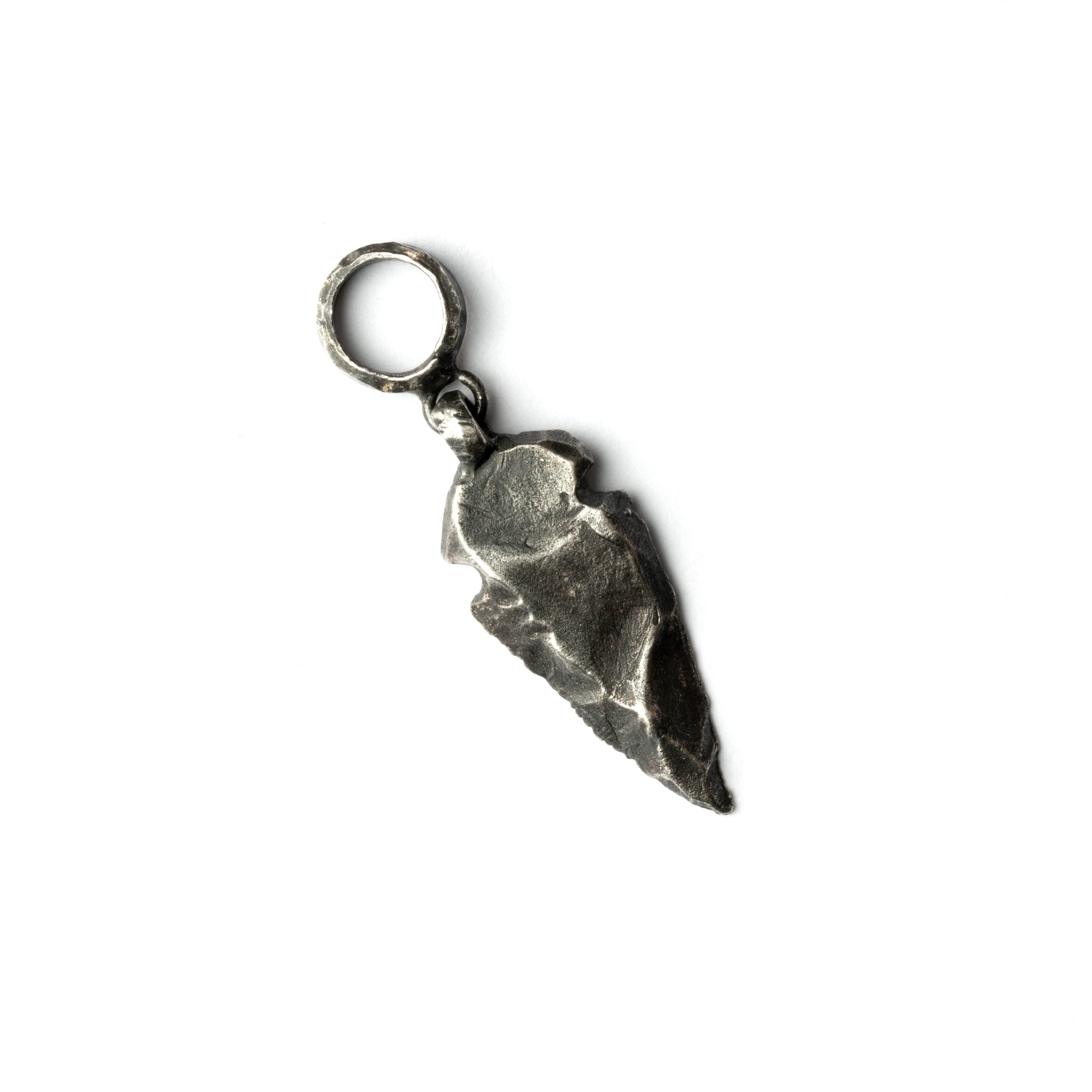 Hammeres-Black-Silver-Arrow-Pendant-Earrings_1