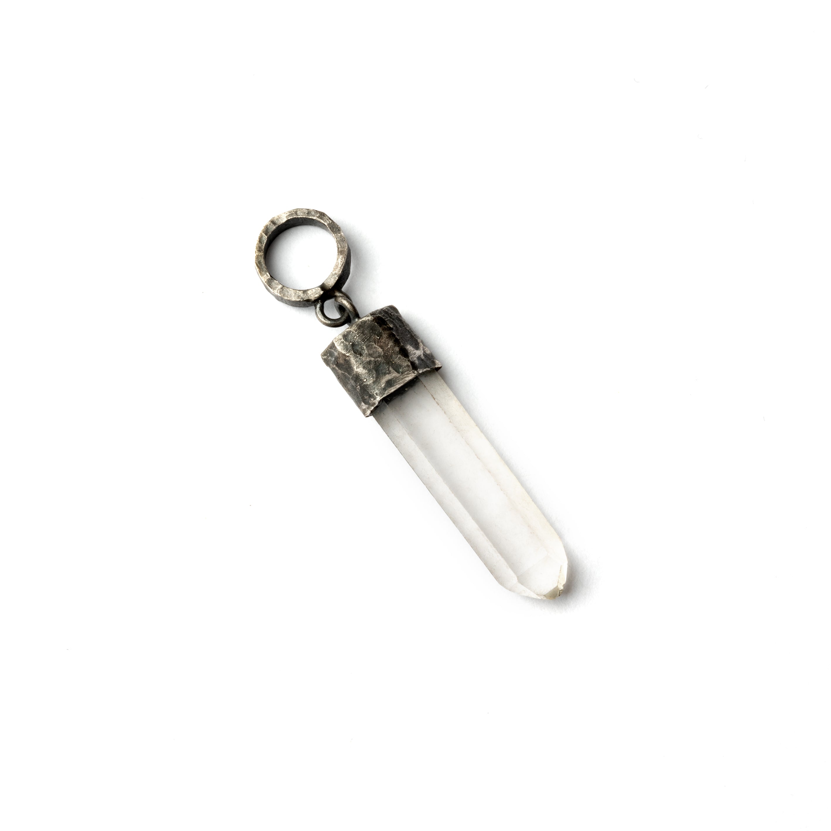 Crystal Quartz pendant front view