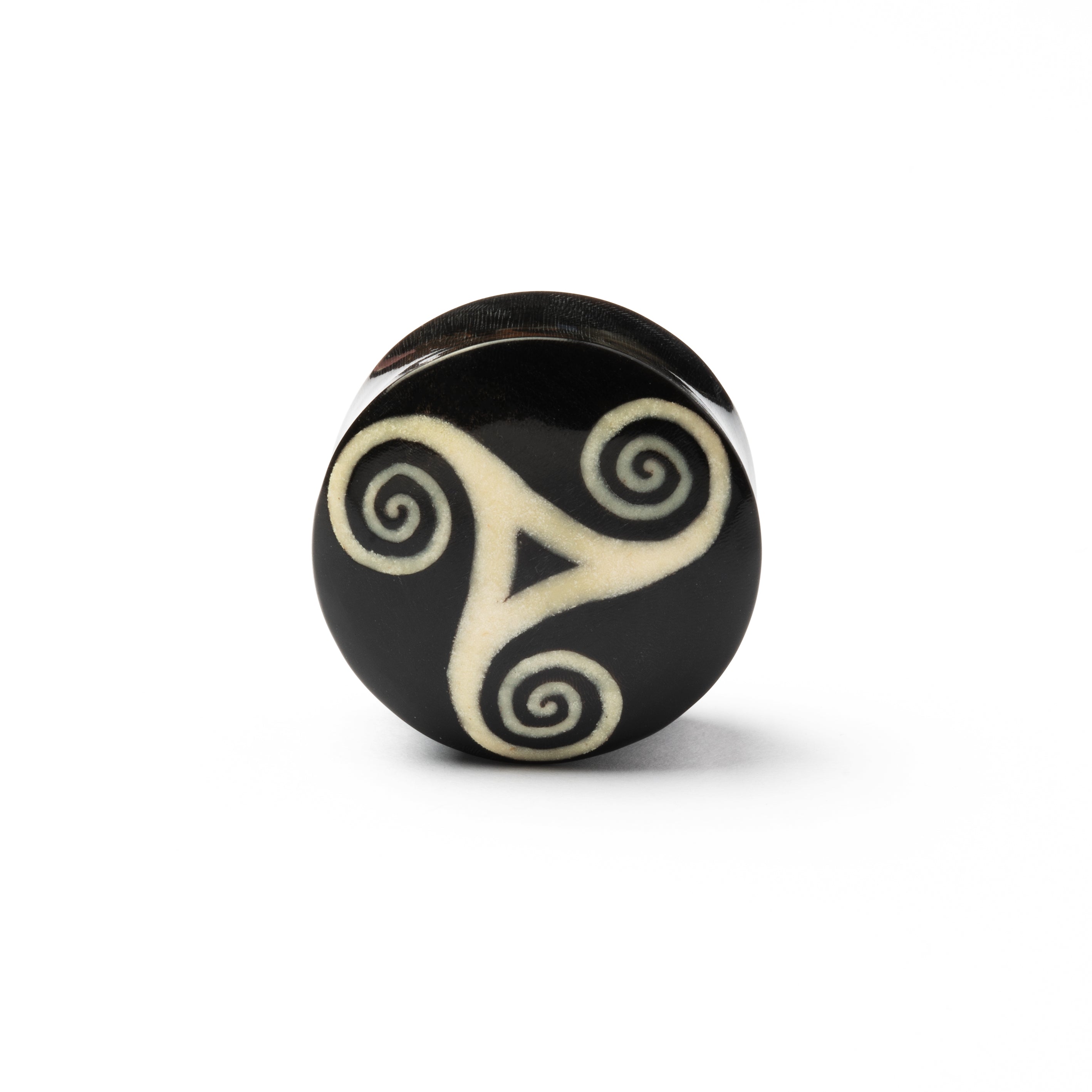 Heddeka Swirl Horn And Bone Plug