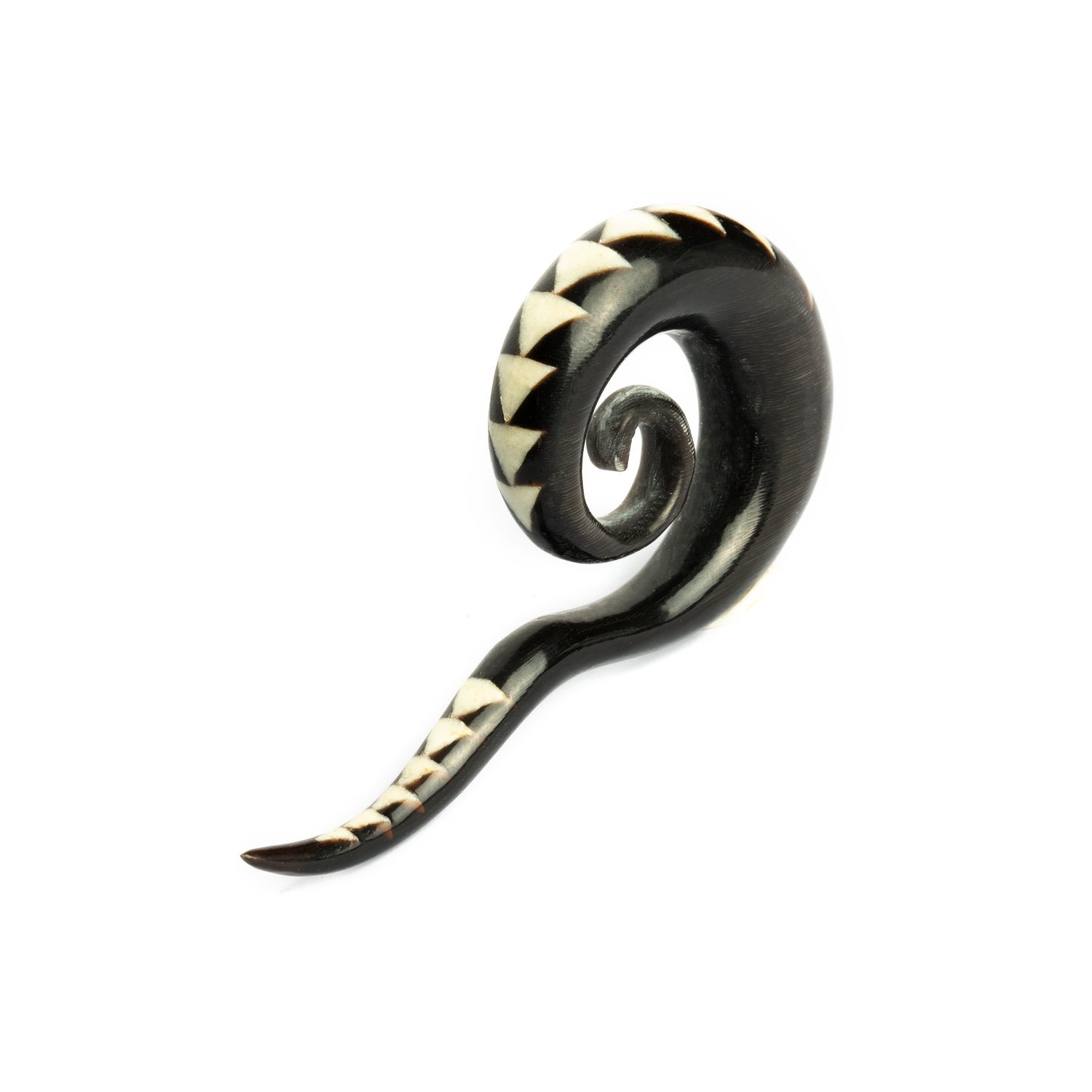 B&W Chevron Spiral Hook Gauges