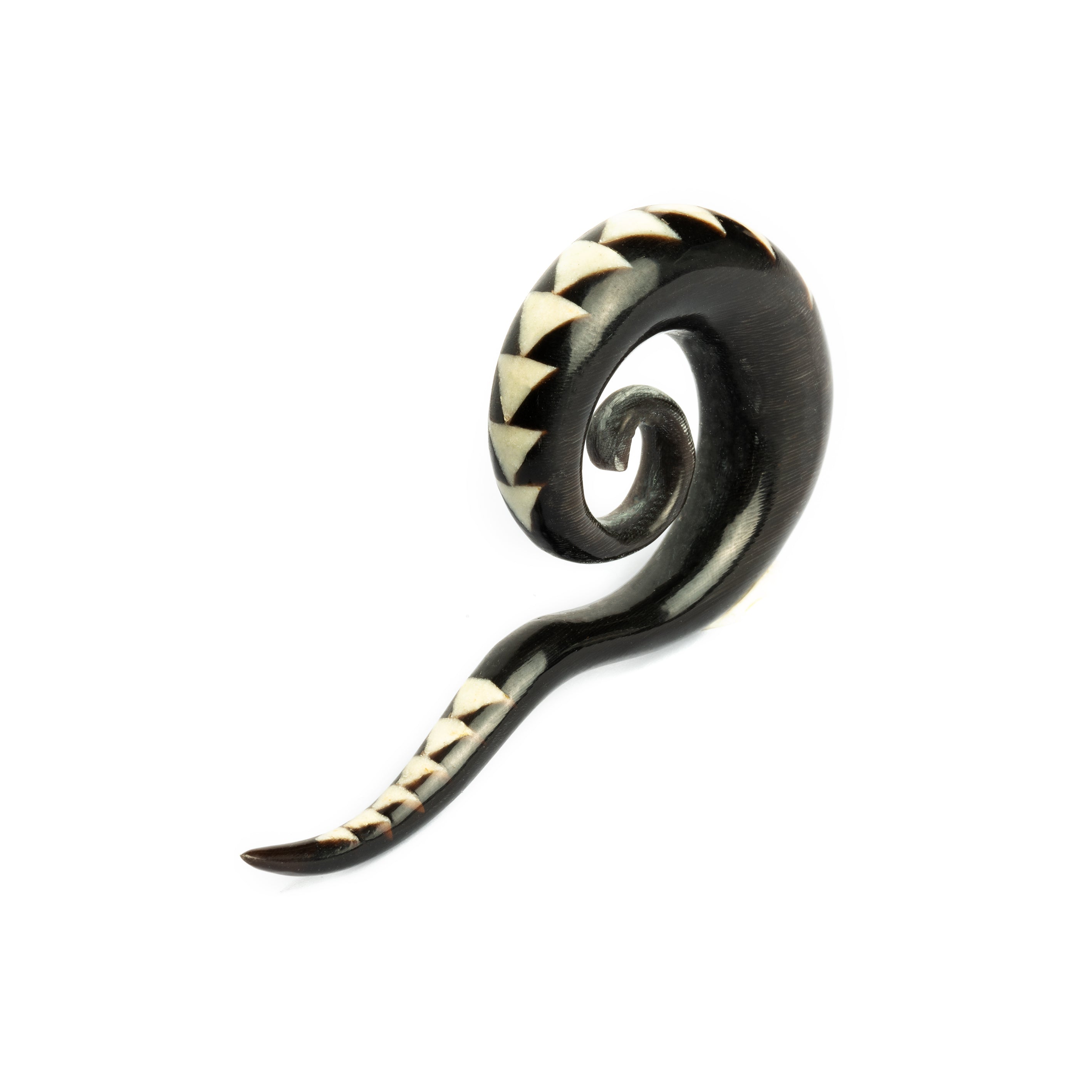 B&W Chevron Spiral Hook Gauges