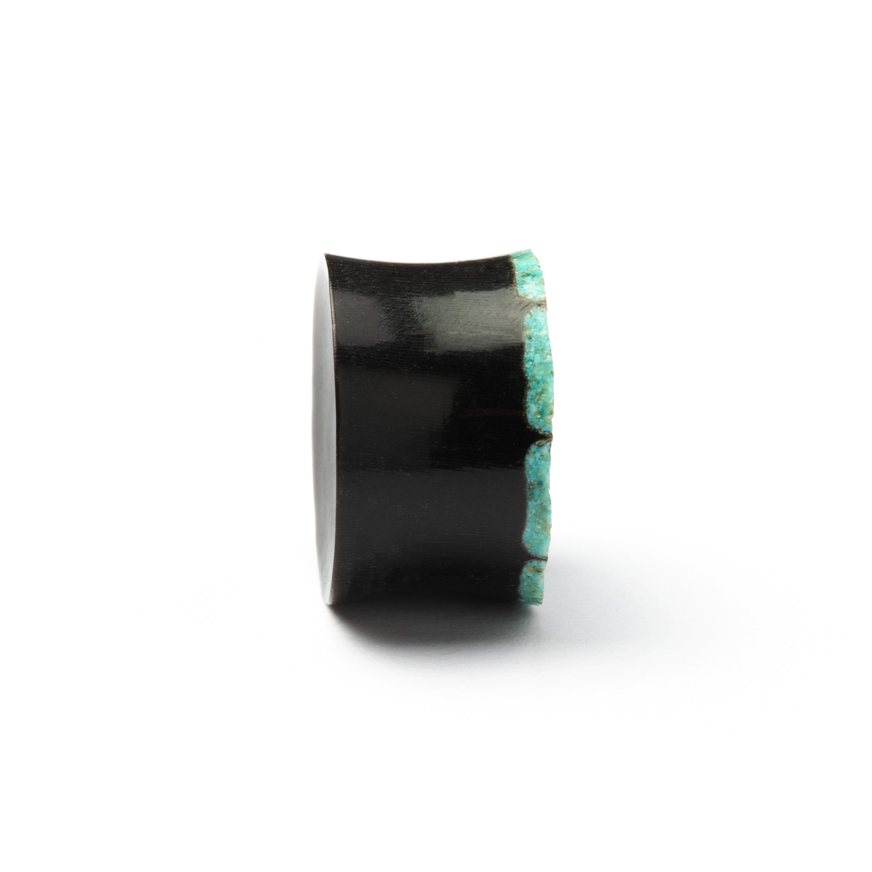 Prise noire avec étoile turquoise