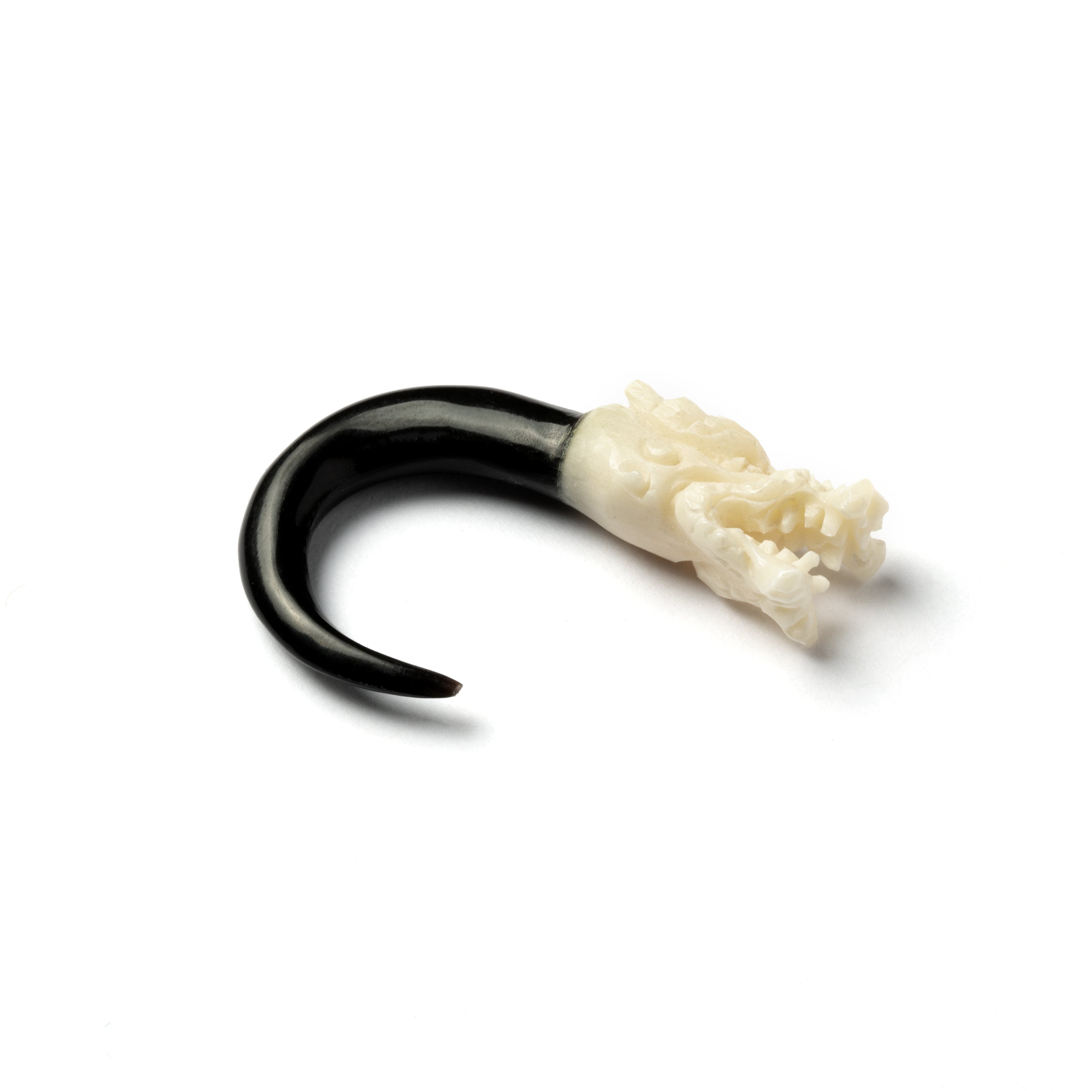 Horn Stretcher with Bone Dragon Head