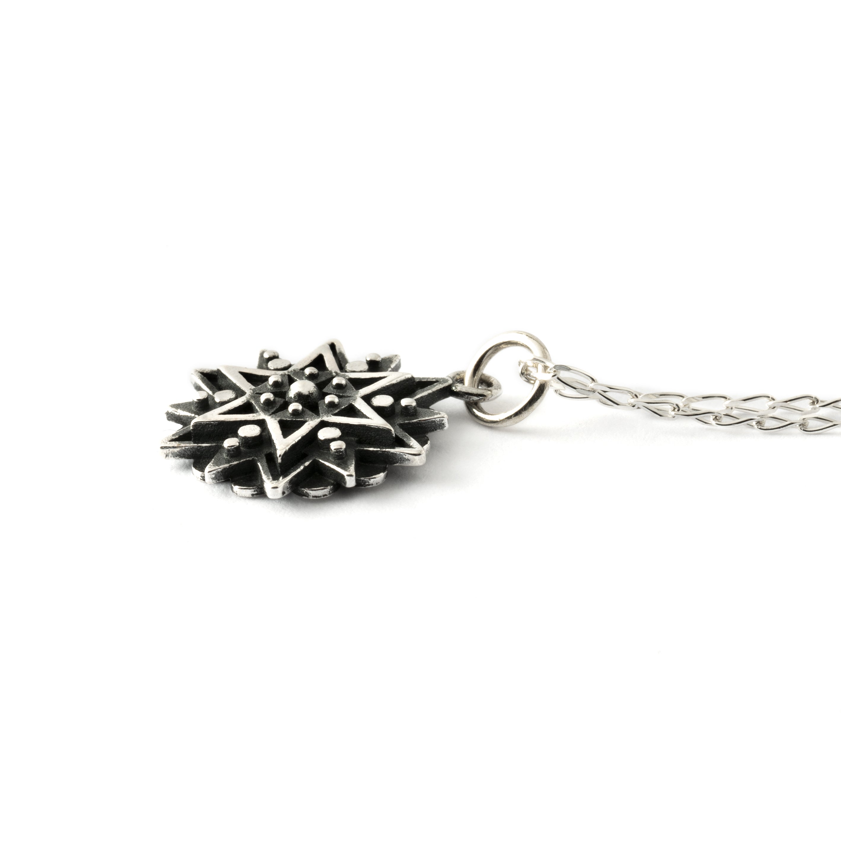 Inspiration Star Charm necklace side view