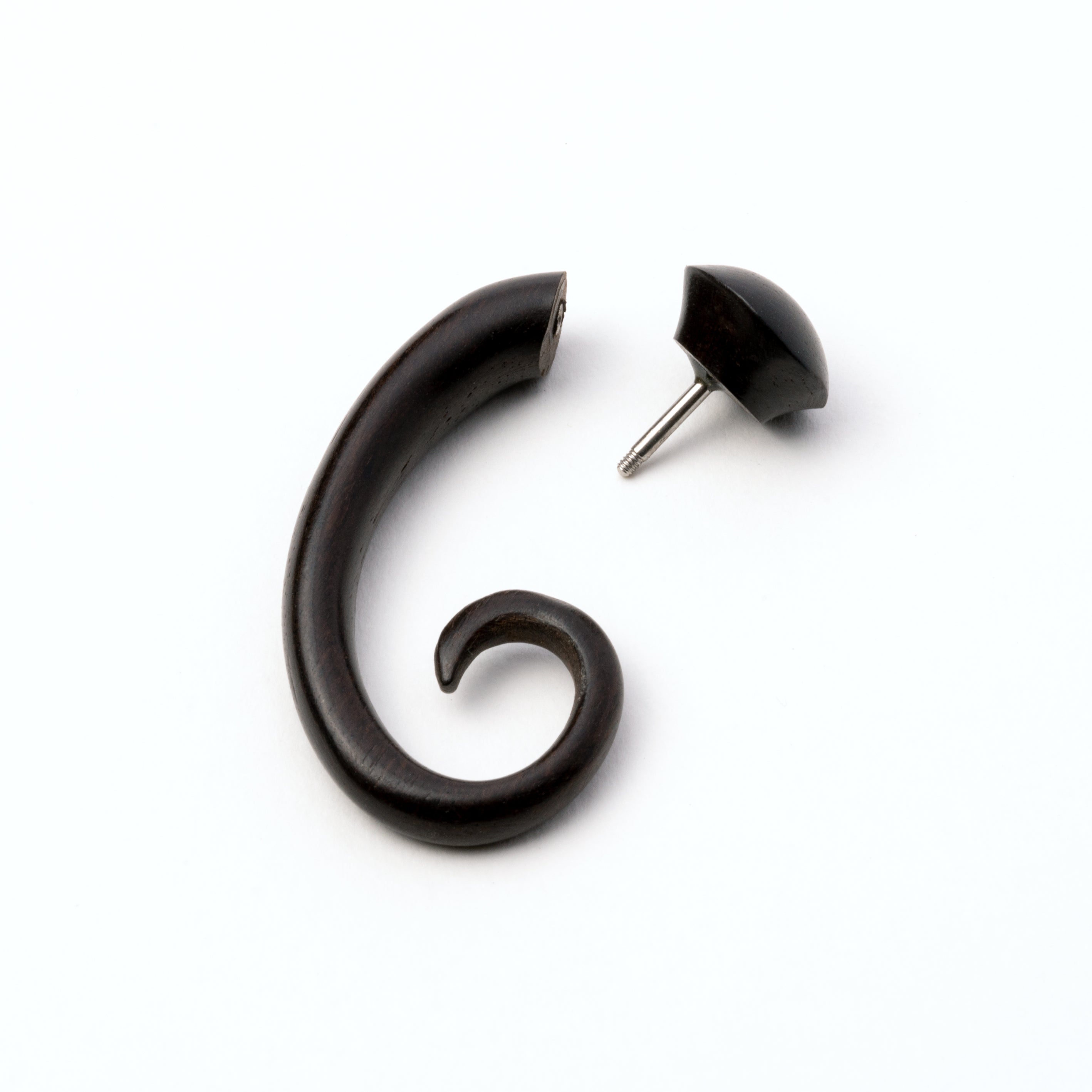 Ira Wood Fake Gauge Earring | Tribu Tribal Jewellery