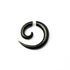 Koru Spiral Fake Gauge Earrings- horn