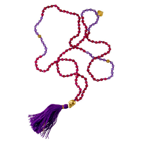Ruby And Amethyst Stone Mala - Tribu
- 1