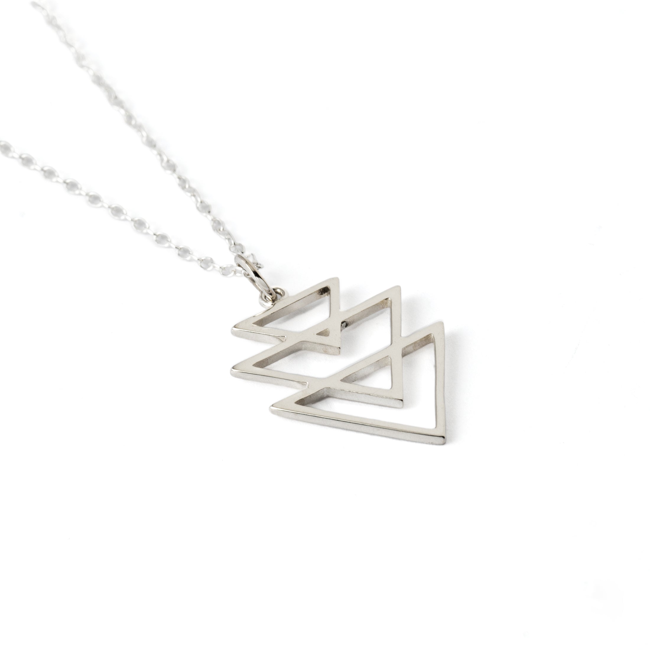 Interlocked Triangles Pendant