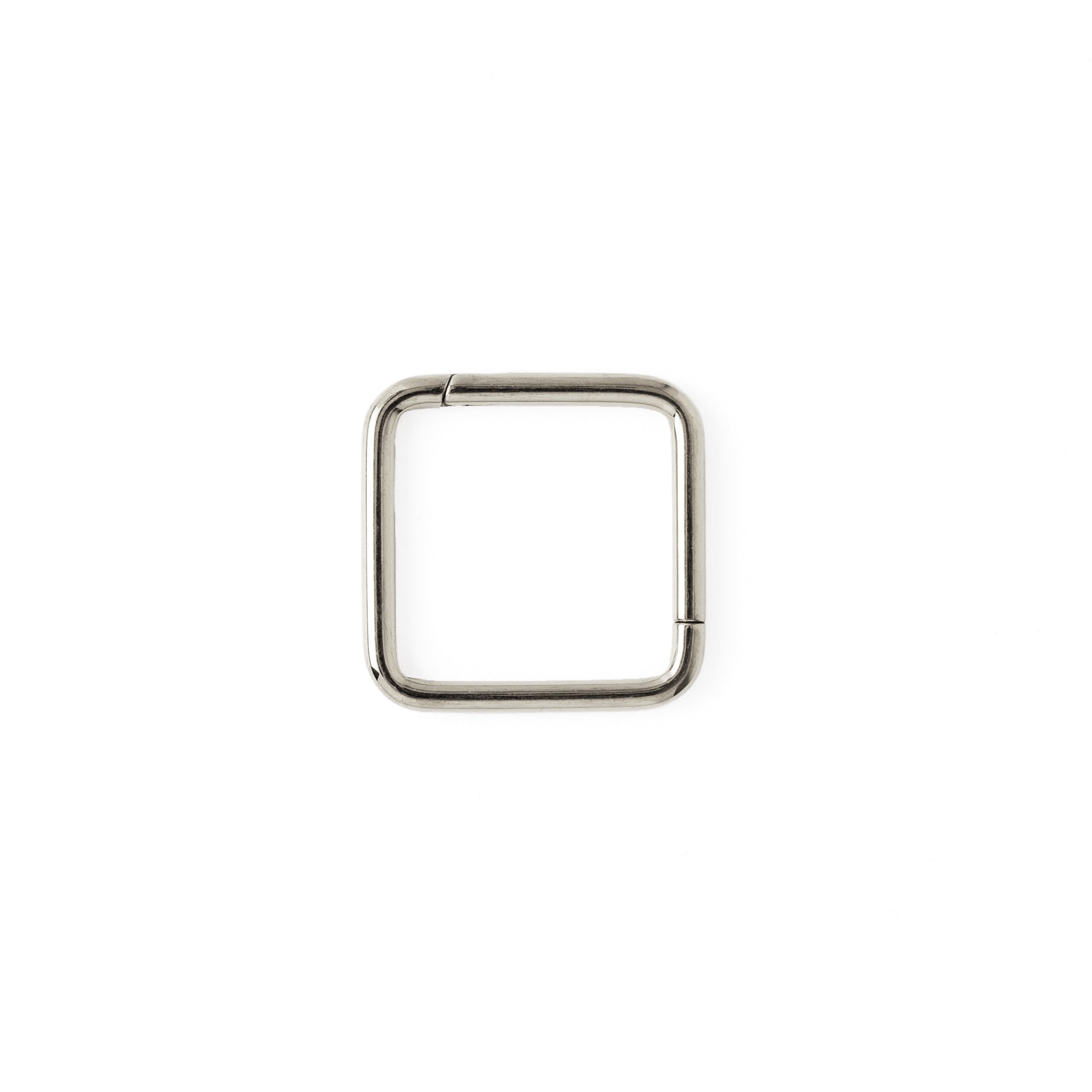 Oblong Titanium Clicker Ring frontal view