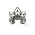 Vinyasa silver ring frontal view