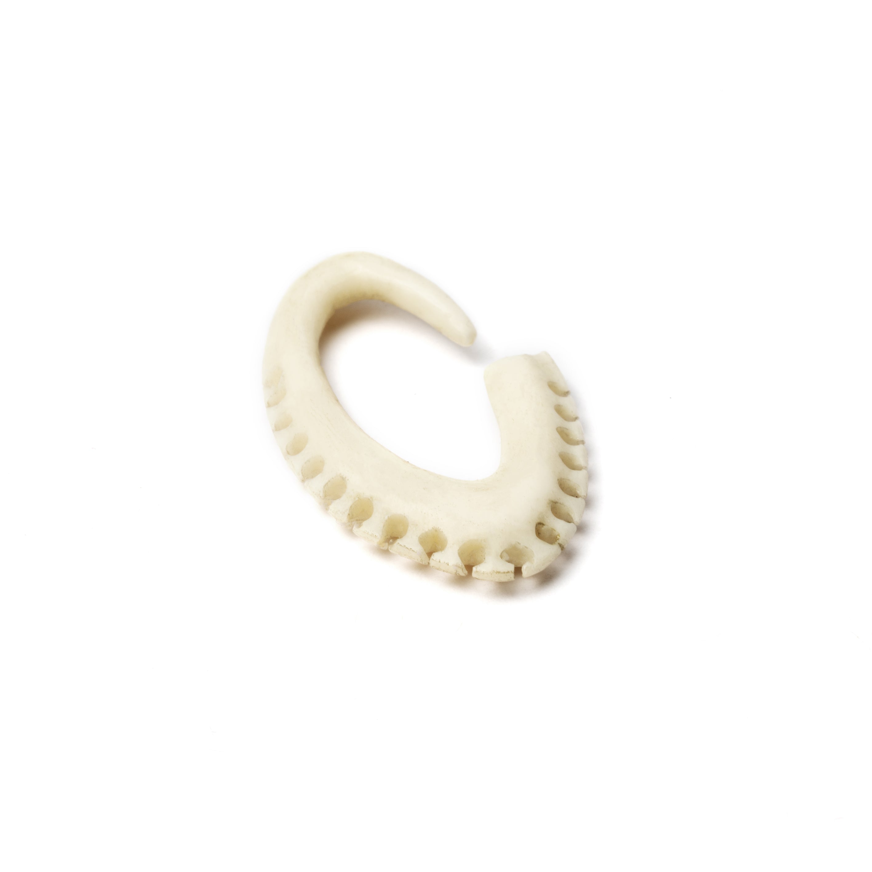 Oval Cut Hook Stretchers - bone