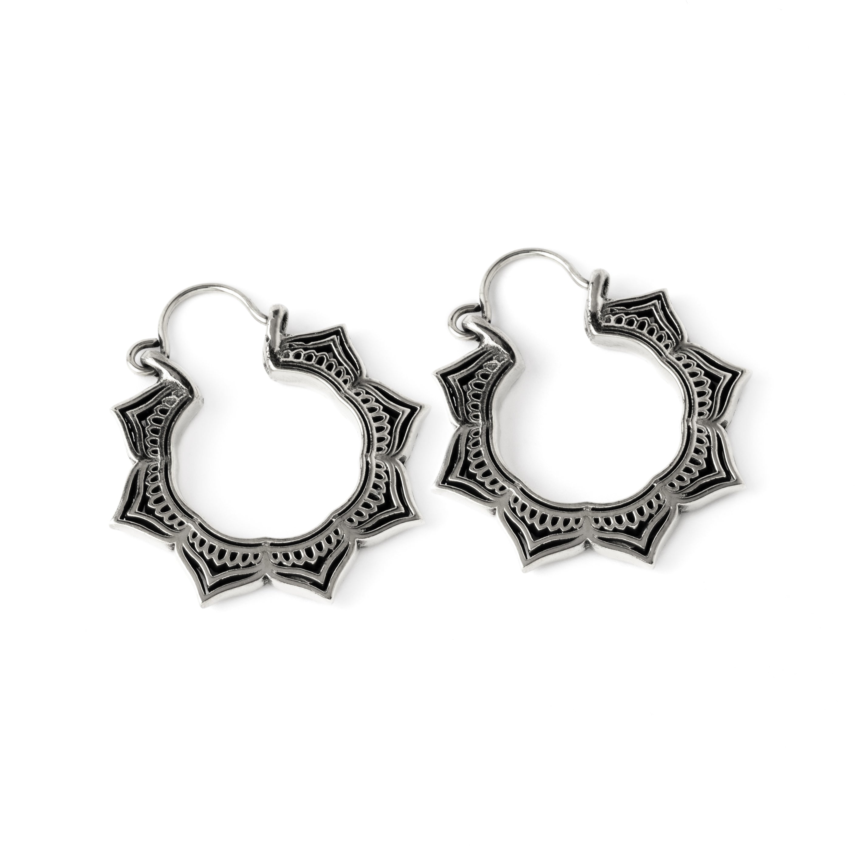 Padma Blossom Earrings frontal view