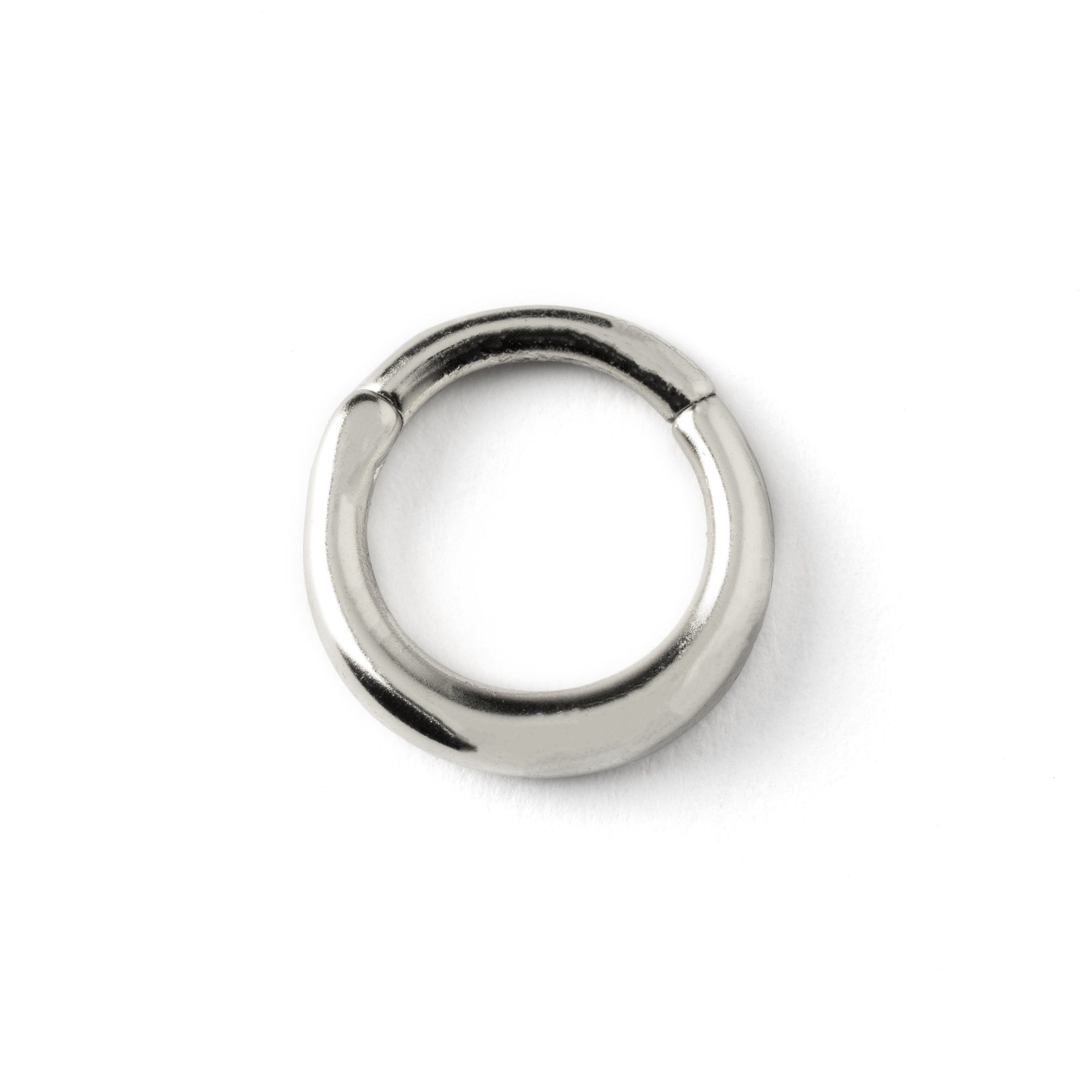 Raja surgical steel septum clicker ring frontal view