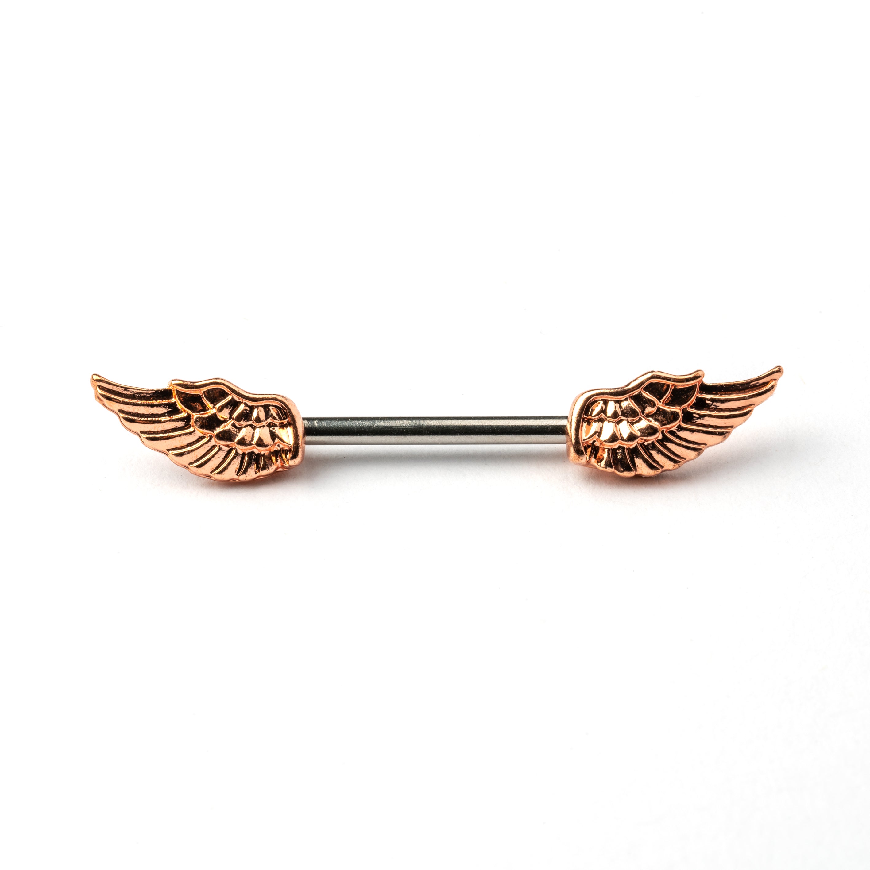 Rose Gold Wings Barbell