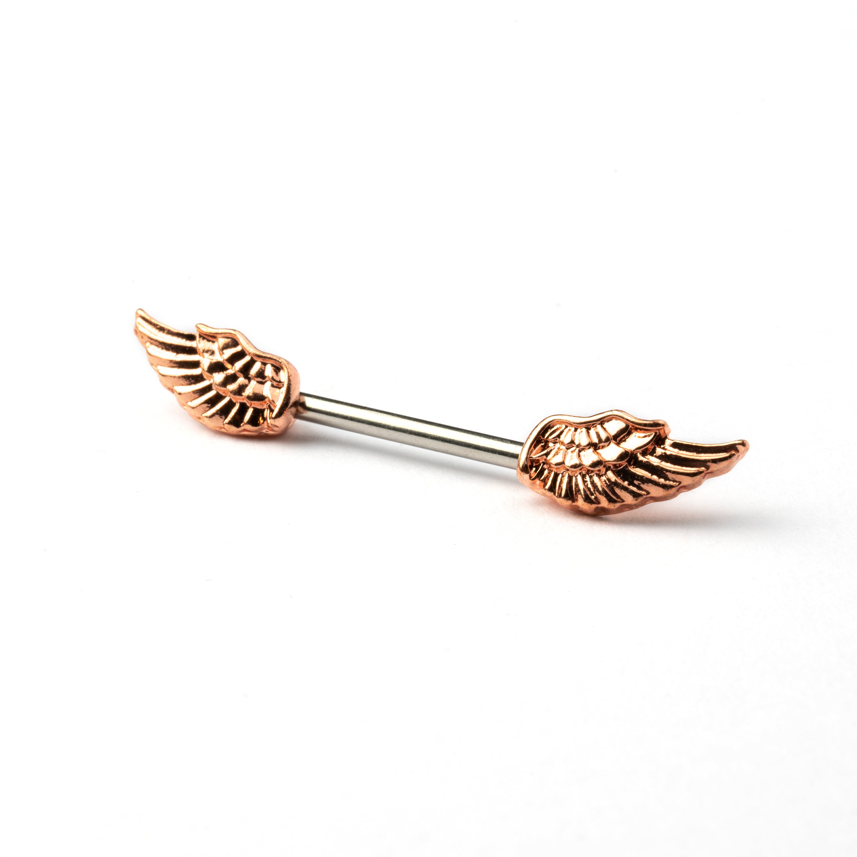 Rose Gold Wings Barbell