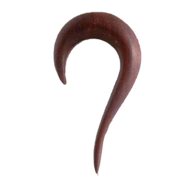 Rose Wood Curved Hook Stretcher