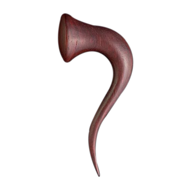 Rose Wood Curvy Ear Stretcher