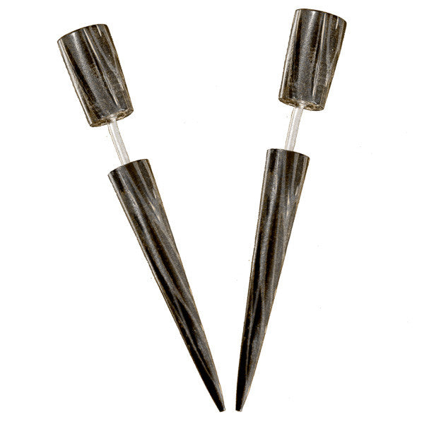 Spitalfields Wooden Earrings - palm wood