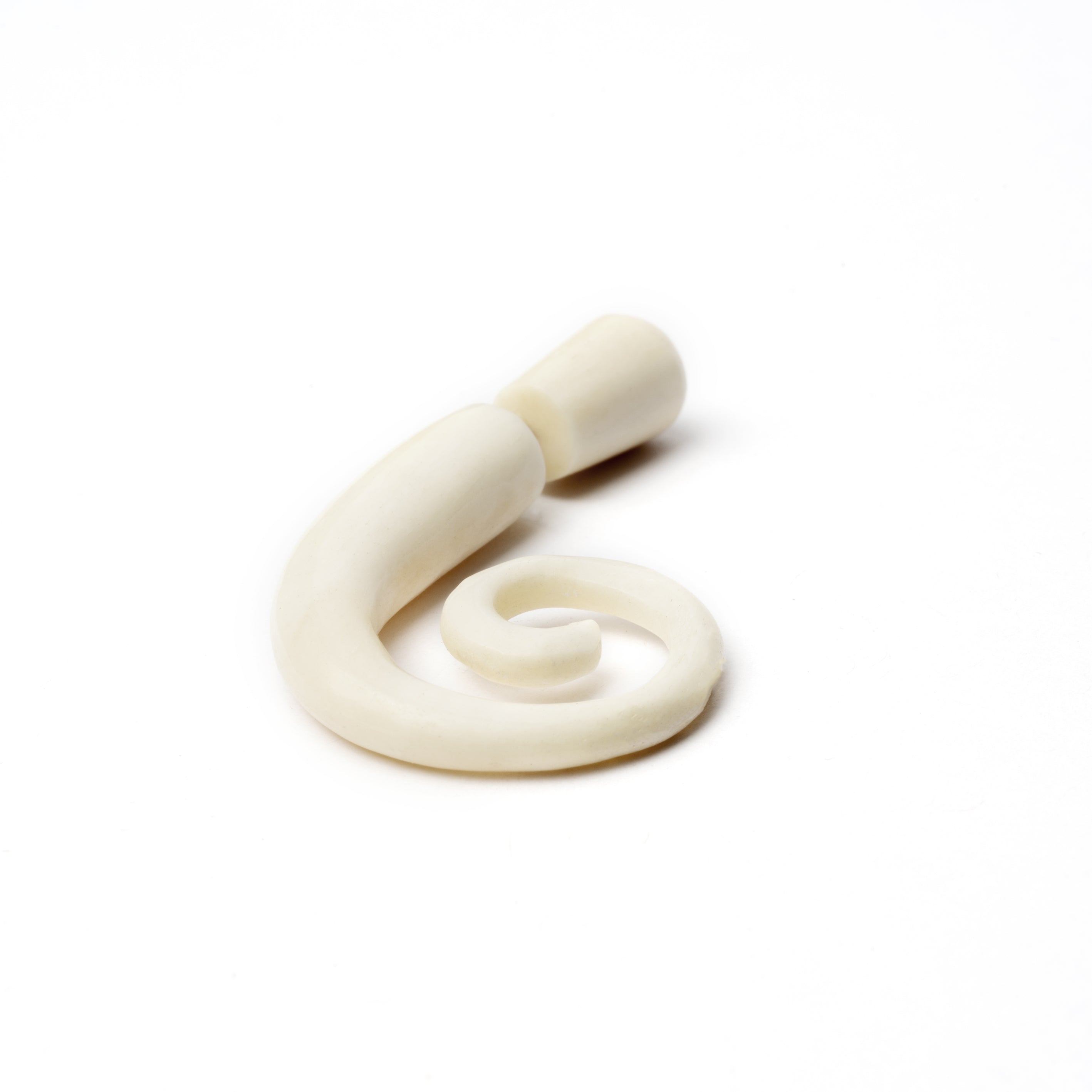 Shoreditch Bone Fake Gauge Earring- bone