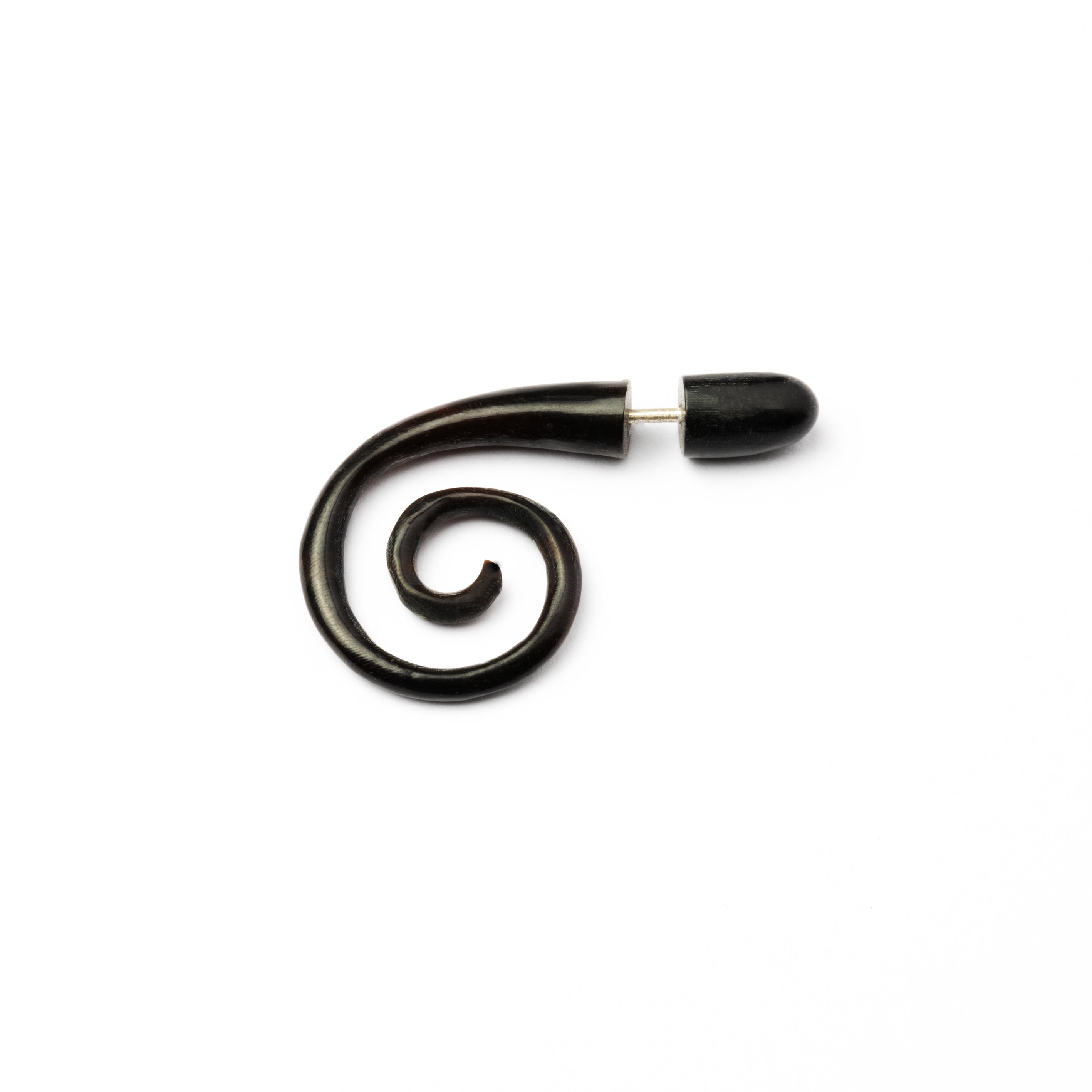 Shoreditch Bone Fake Gauge Earring- horn 